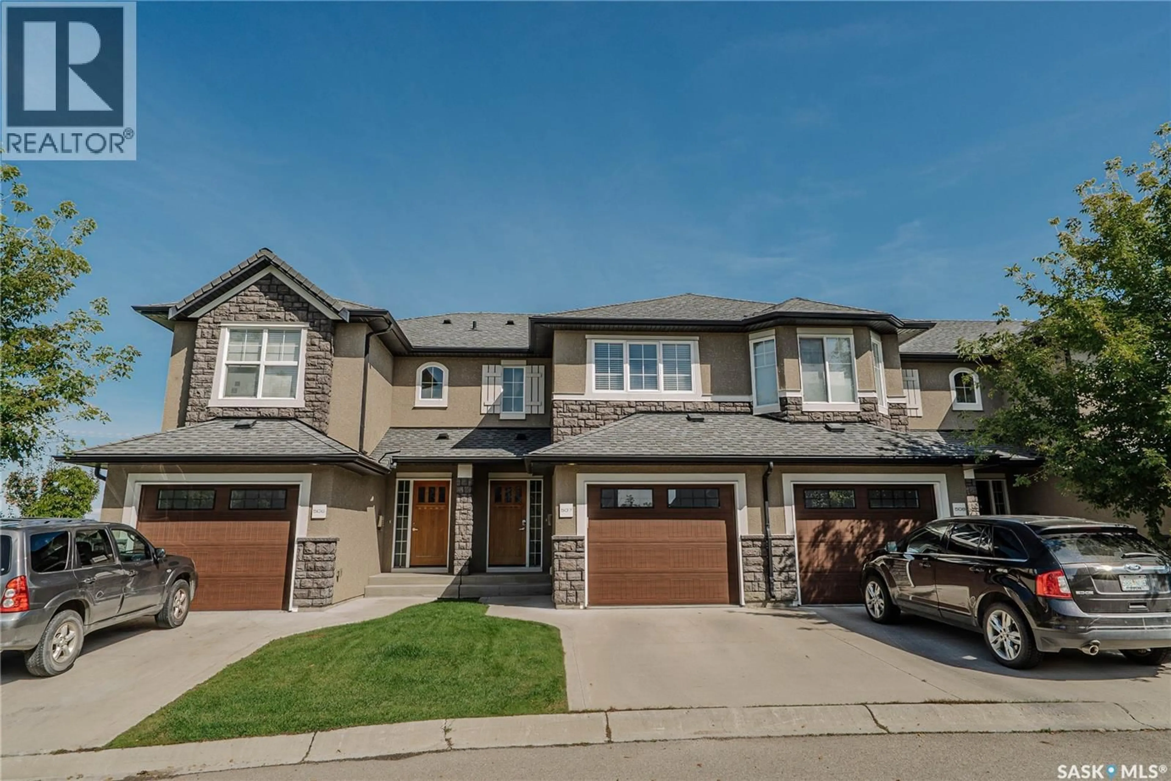 Home with brick exterior material, street for 507 1555 PATON CRESCENT, Saskatoon Saskatchewan S7W0V5