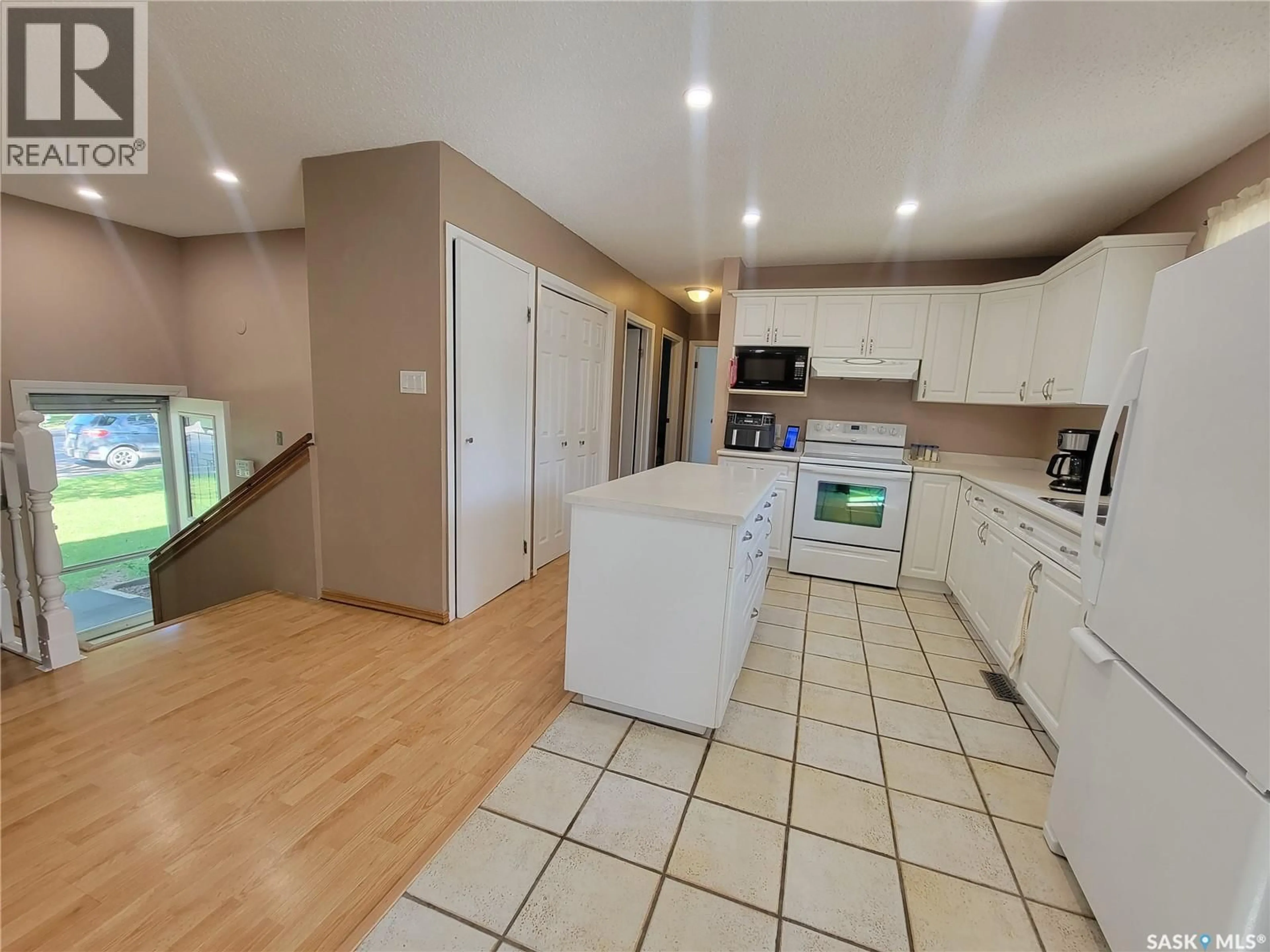 Open concept kitchen, ceramic/tile floor for 2212 95TH STREET, North Battleford Saskatchewan S9A3K5