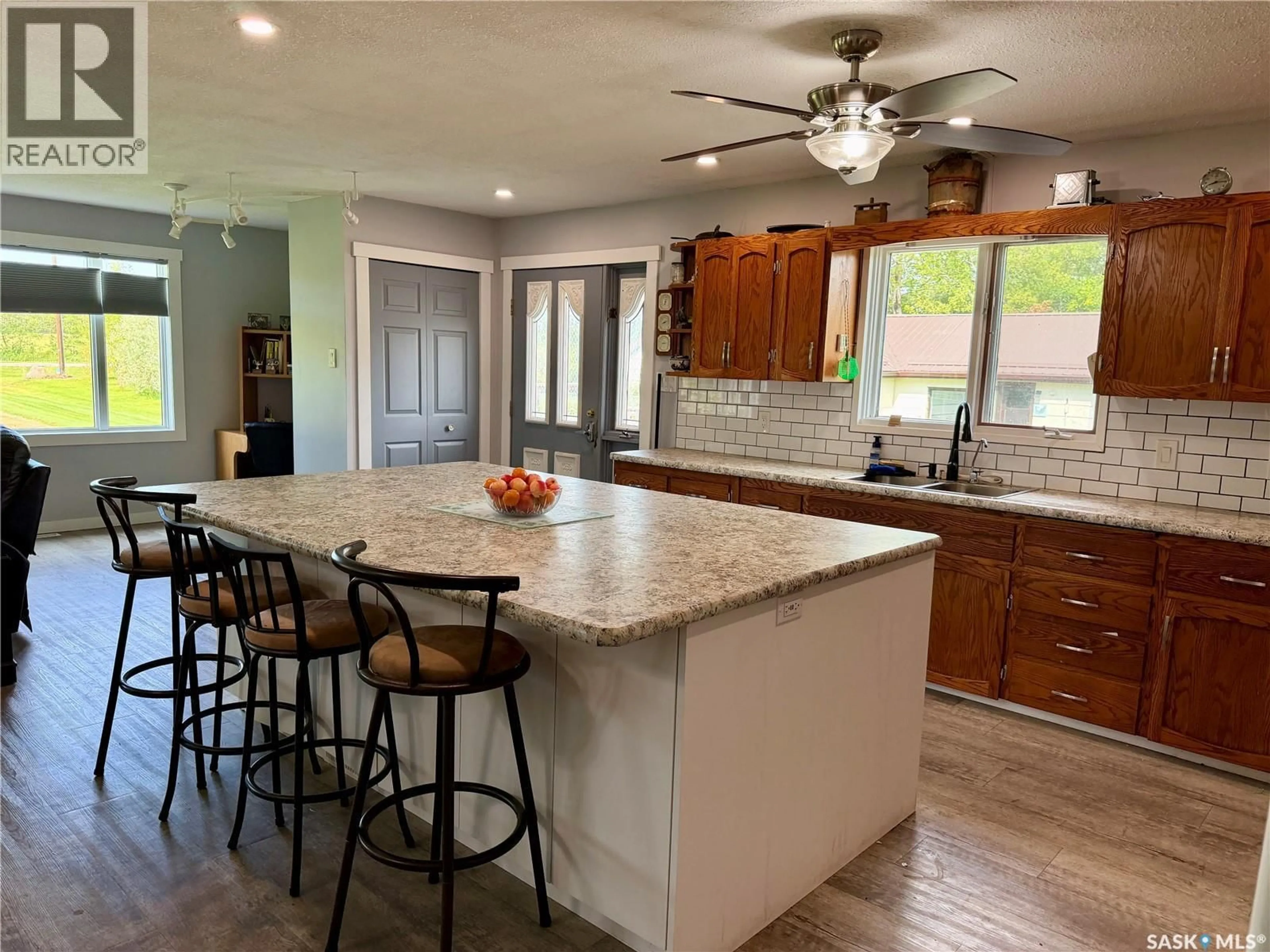 Open concept kitchen, ceramic/tile floor for 10 ACRE ACREAGE, Medstead Rm No.497 Saskatchewan S0M1W0