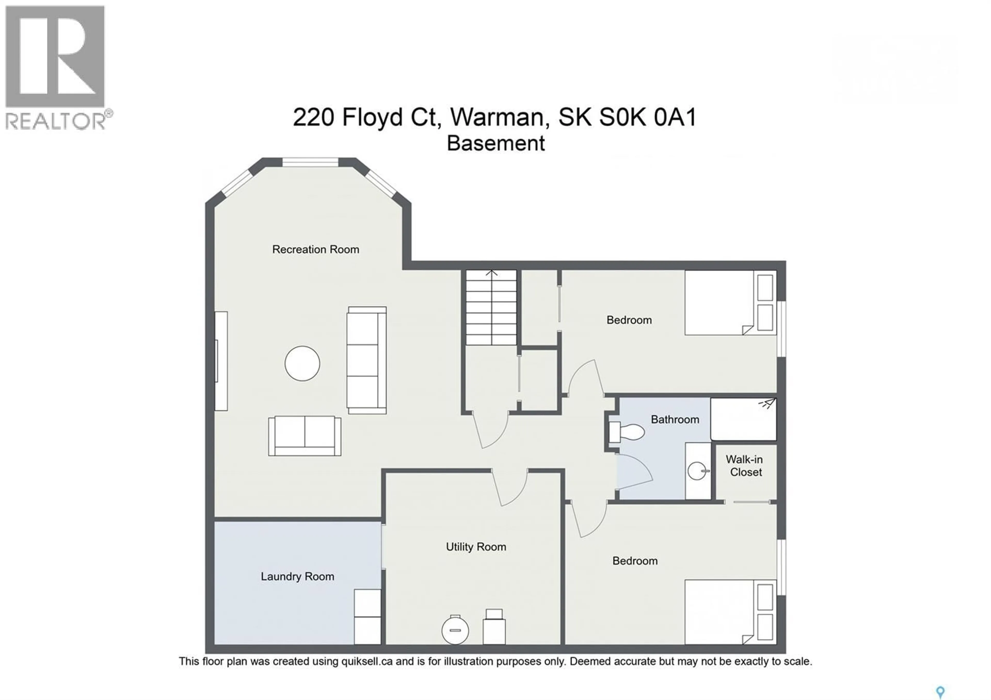 Floor plan for 220 FLOYD COURT, Warman Saskatchewan S0K4S1