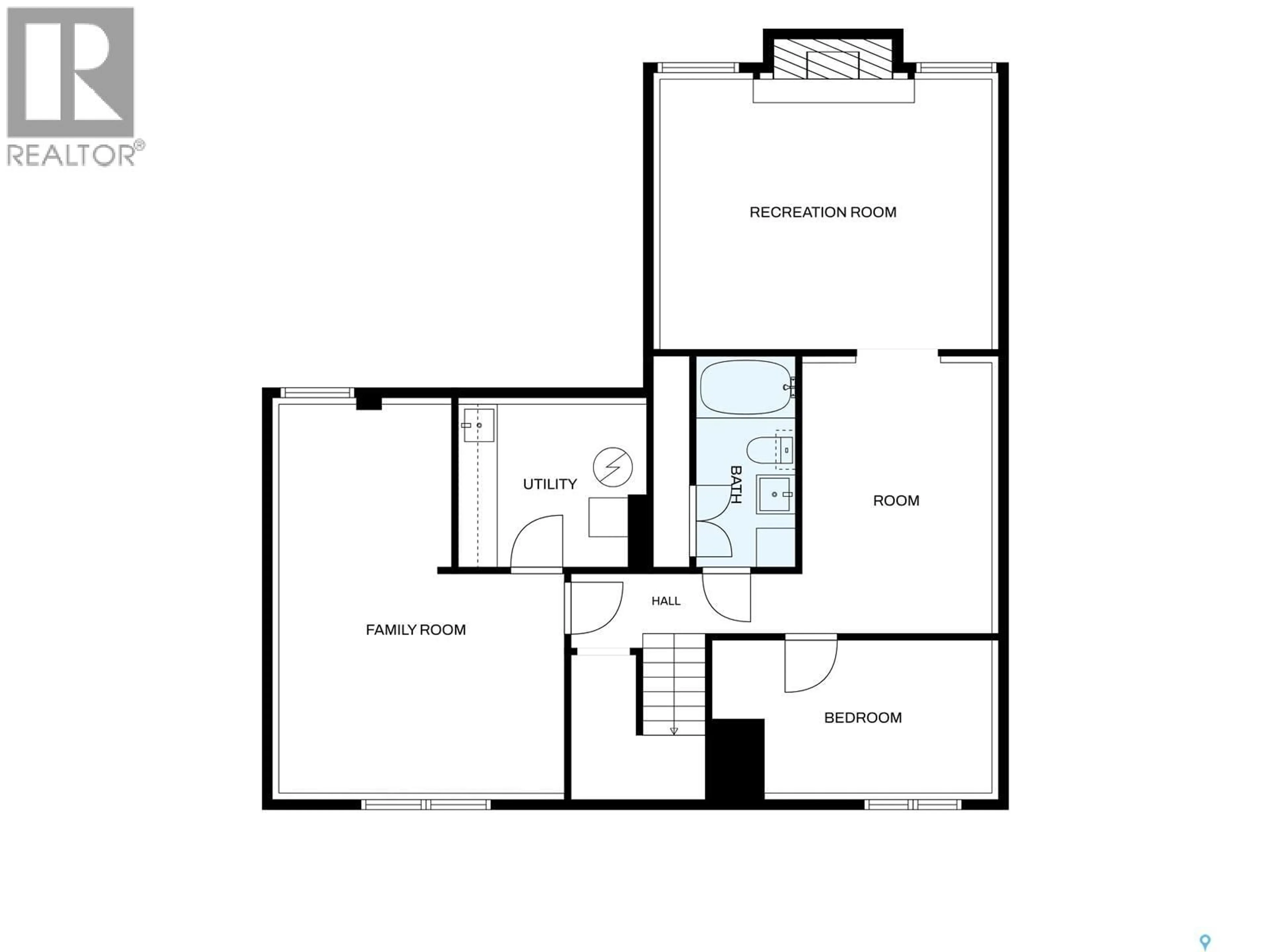Floor plan for 1538 SPADINA STREET, Moose Jaw Saskatchewan S6H7E6