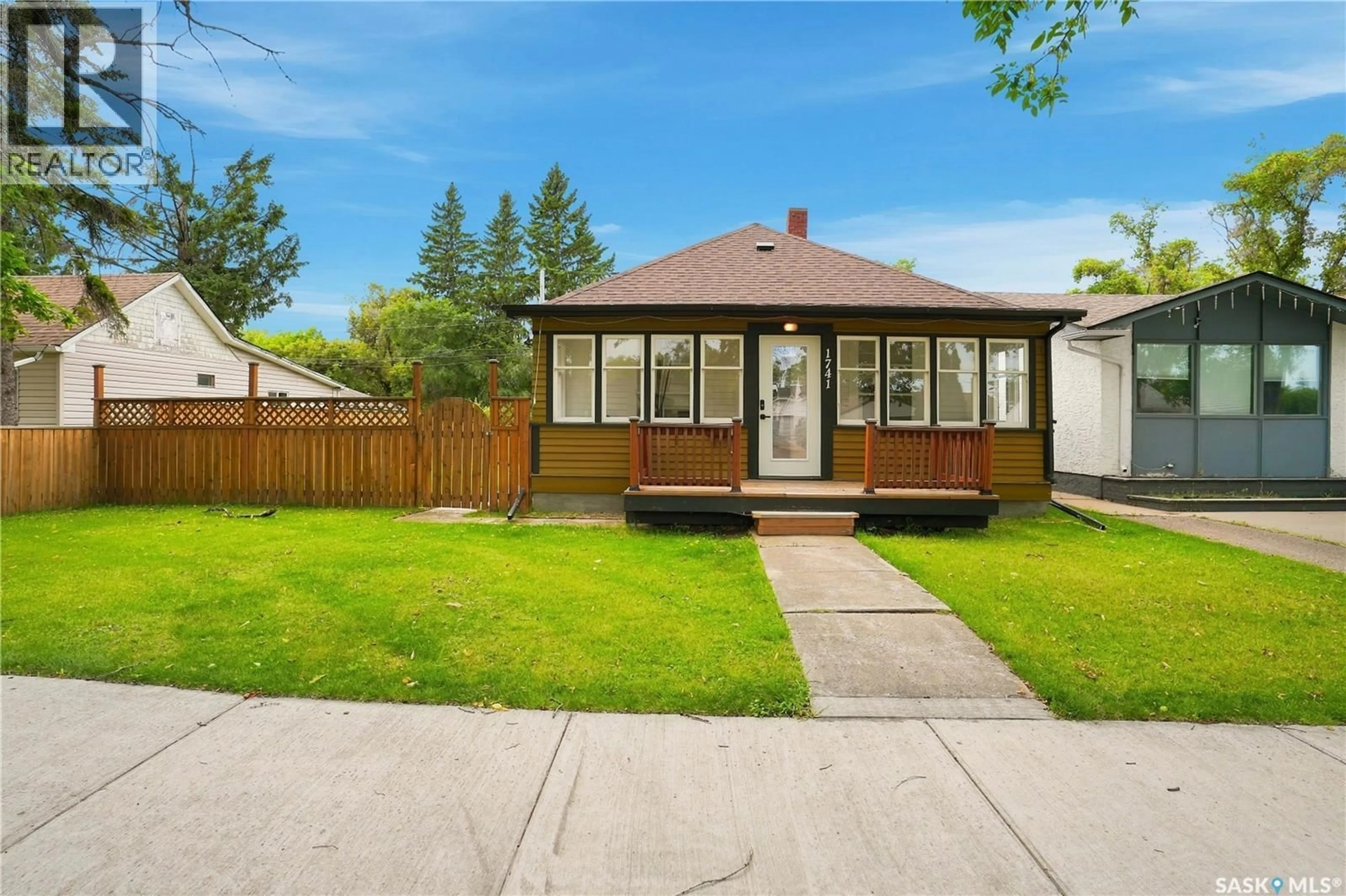 Home with vinyl exterior material, street for 1741 98TH STREET, North Battleford Saskatchewan S9A0M9