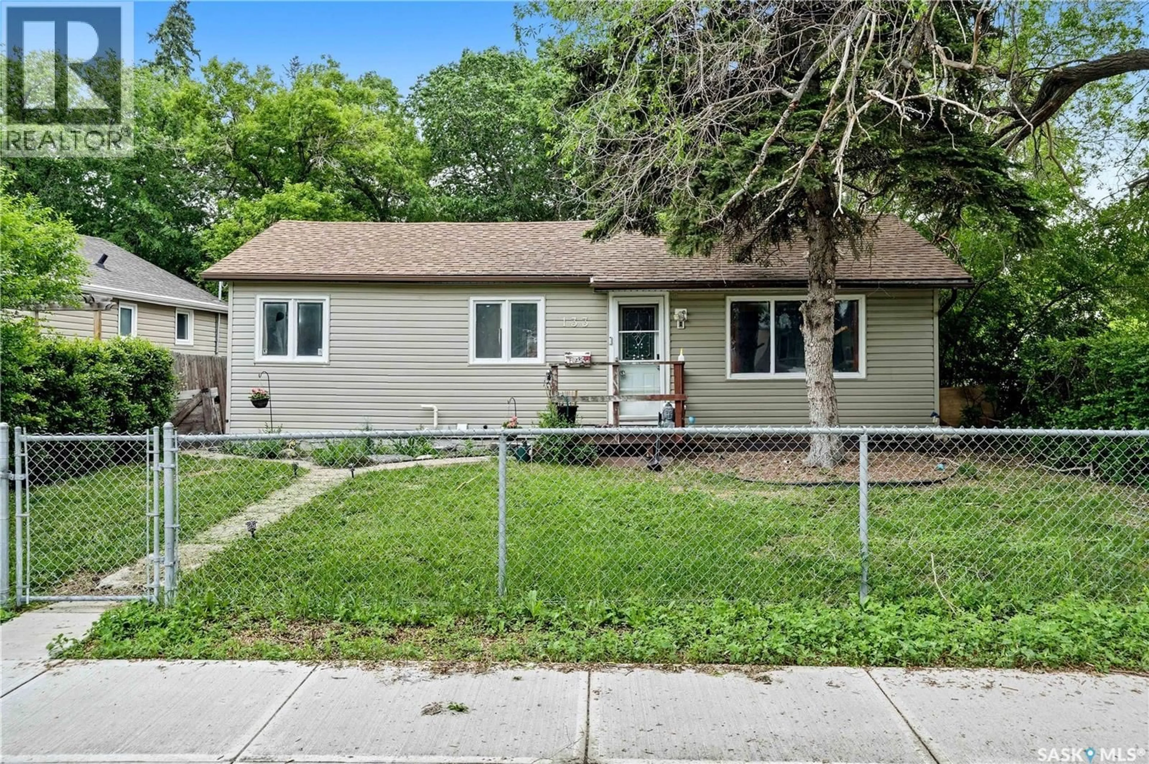 Home with vinyl exterior material, street for 133 OSLER STREET, Regina Saskatchewan S4R1V3