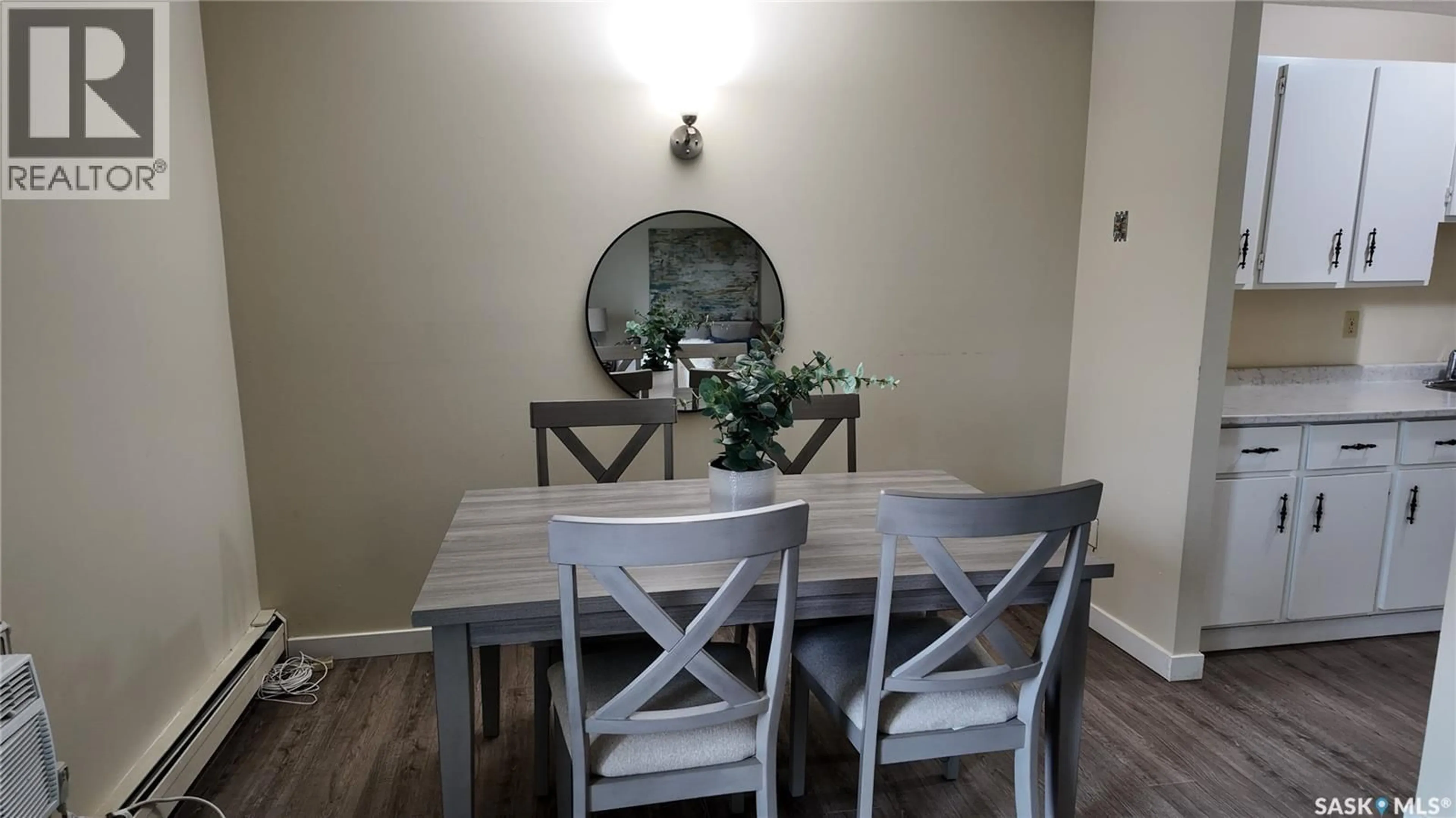 Dining room, wood/laminate floor for 51 - 34 CENTENNIAL STREET, Regina Saskatchewan S4S6P8