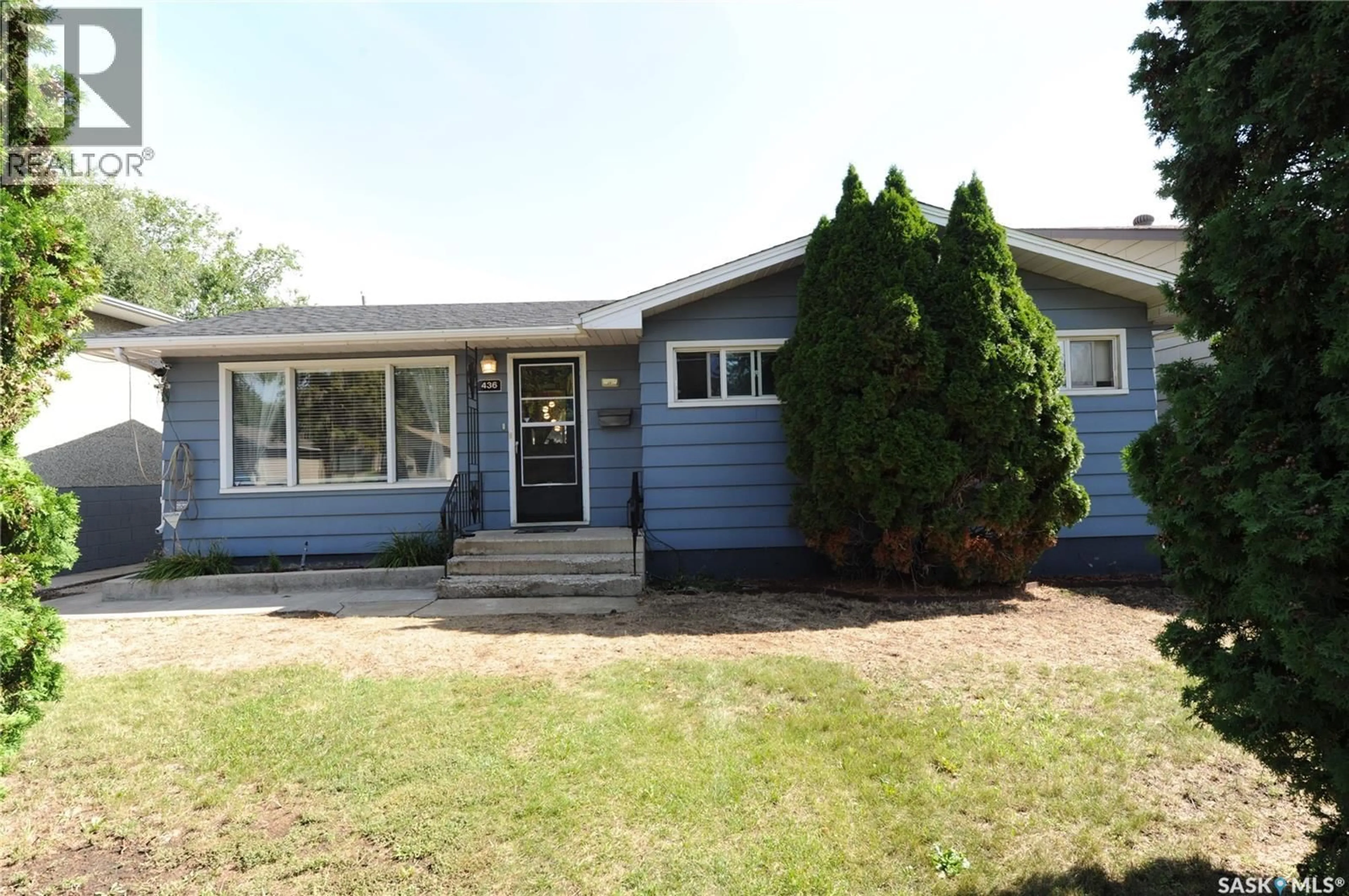 Home with vinyl exterior material, street for 436 X AVENUE, Saskatoon Saskatchewan S7M3H8