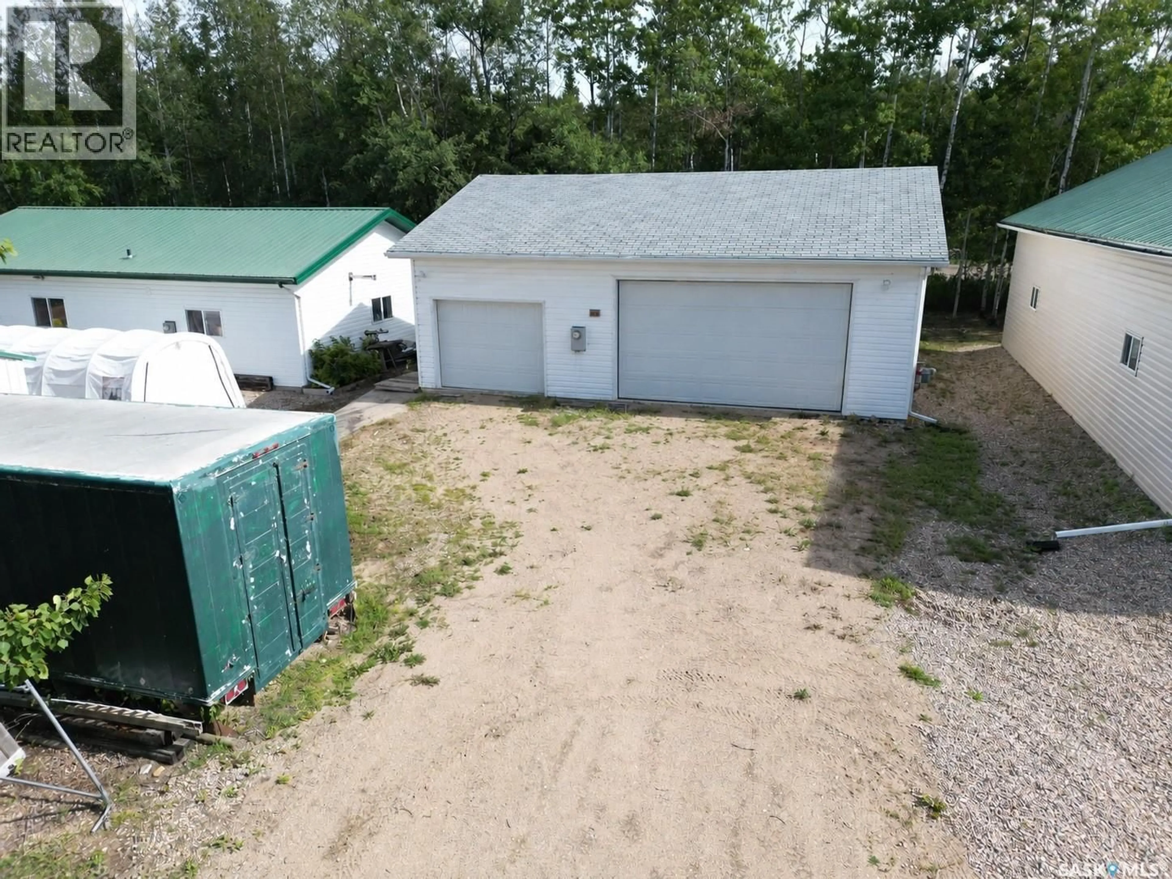 A pic from outside/outdoor area/front of a property/back of a property/a pic from drone, building for 104 TURTLE CRESCENT, Turtle Lake Saskatchewan S0M1J0