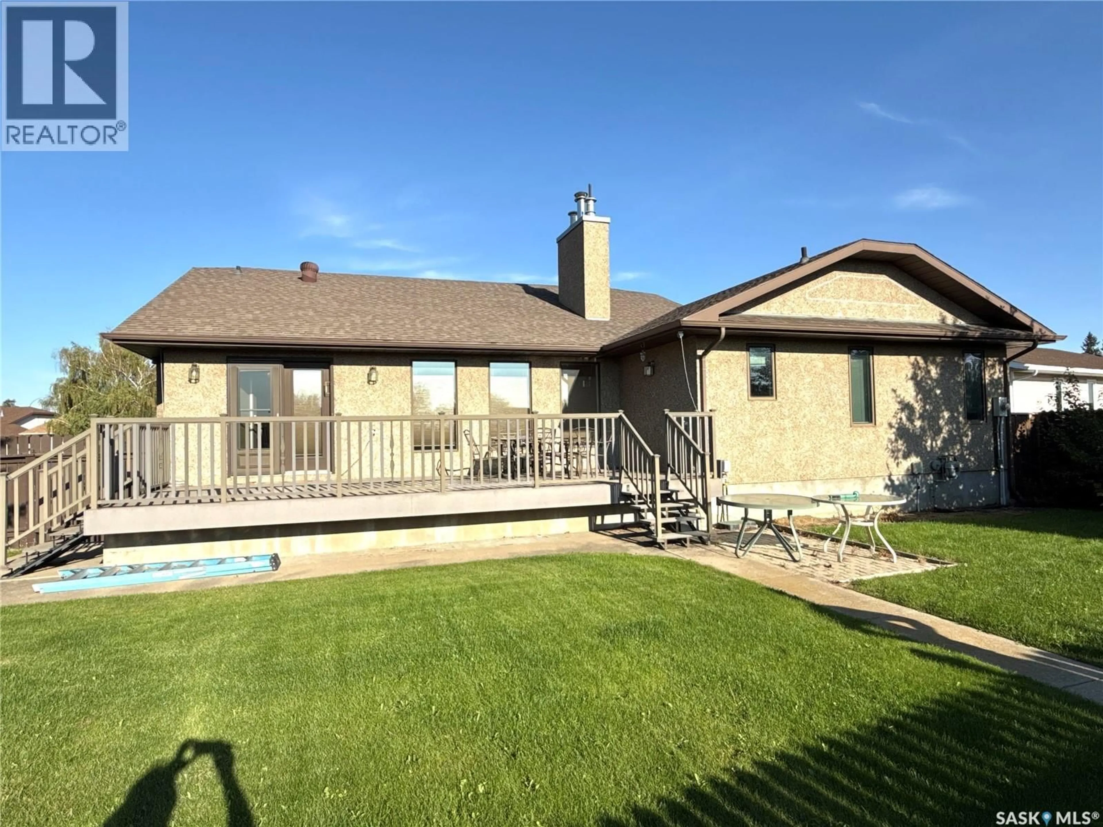 A pic from outside/outdoor area/front of a property/back of a property/a pic from drone, unknown for 2502 BLUE JAY CRESCENT, North Battleford Saskatchewan S9A3Z3