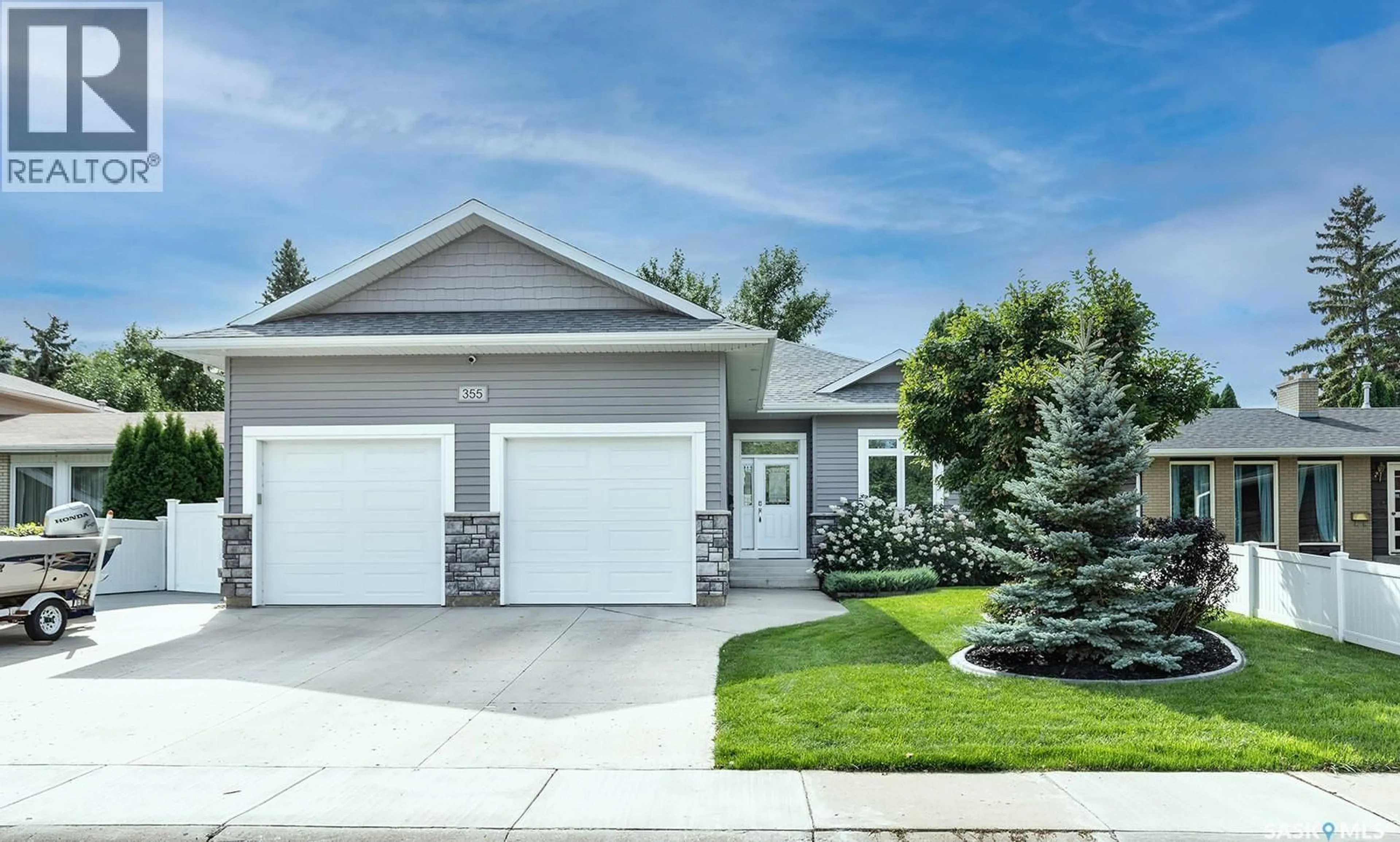 Home with vinyl exterior material, street for 355 COPPERMINE CRESCENT, Saskatoon Saskatchewan S7K4L5