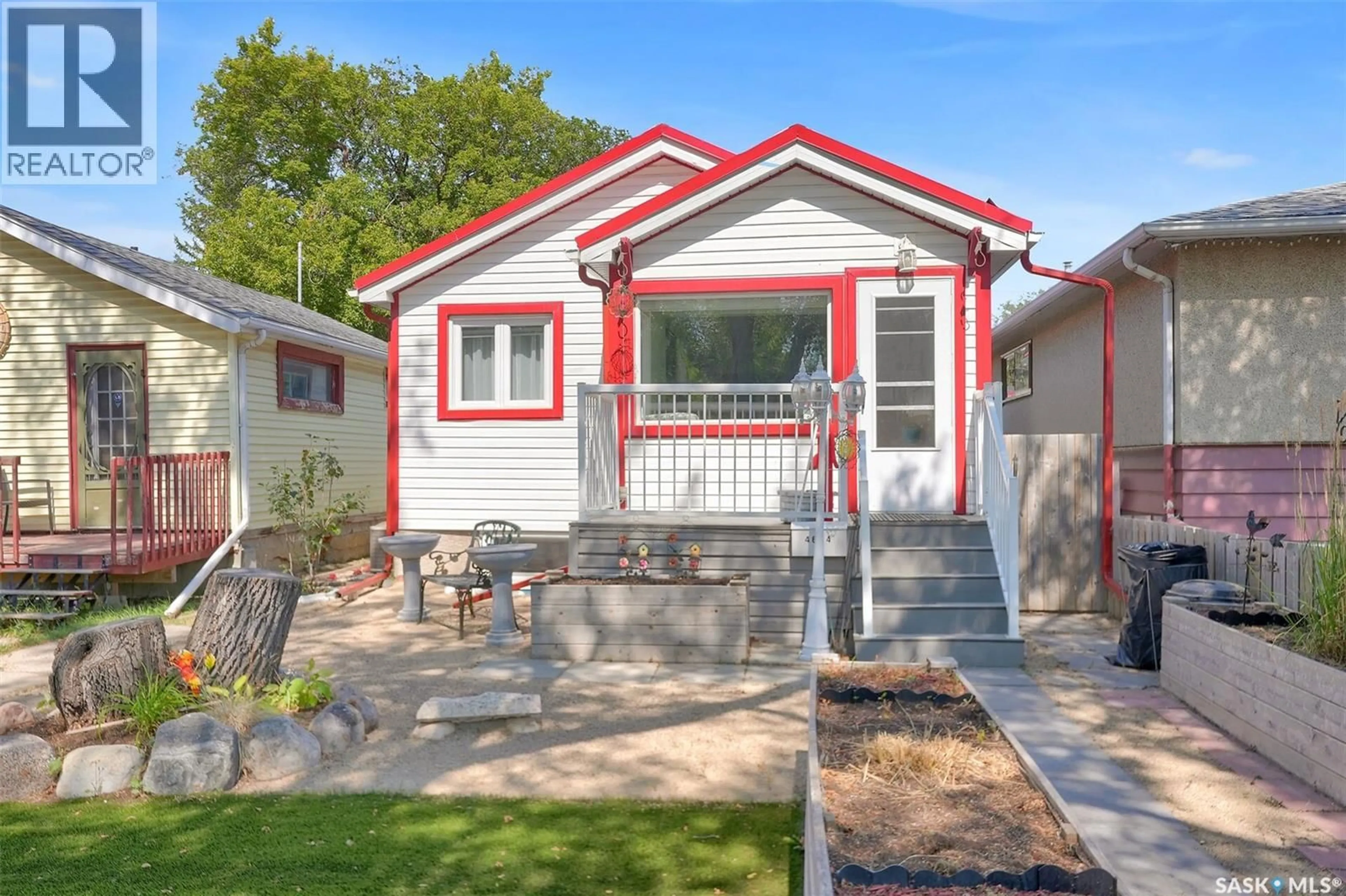 Home with vinyl exterior material, street for 4604 DEWDNEY AVENUE, Regina Saskatchewan S4T1B4