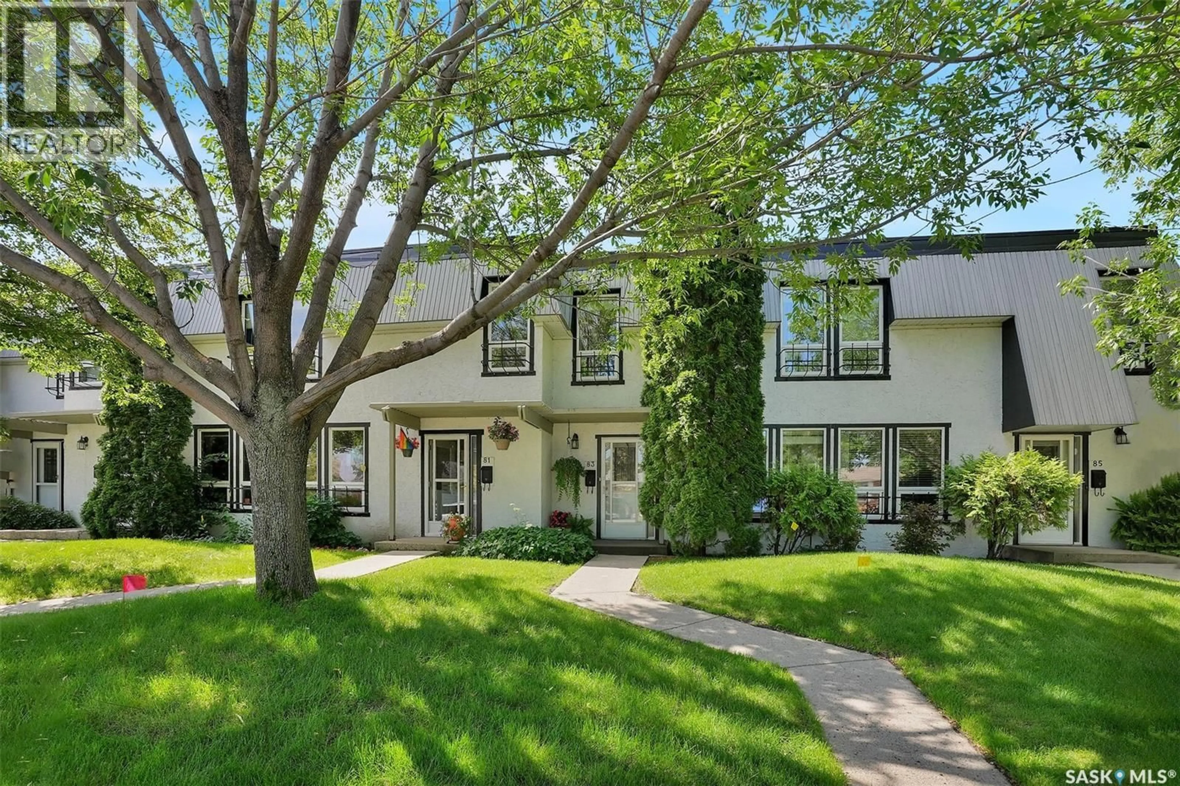 Home with vinyl exterior material, street for 83 WESTFIELD DRIVE, Regina Saskatchewan S4S2S5