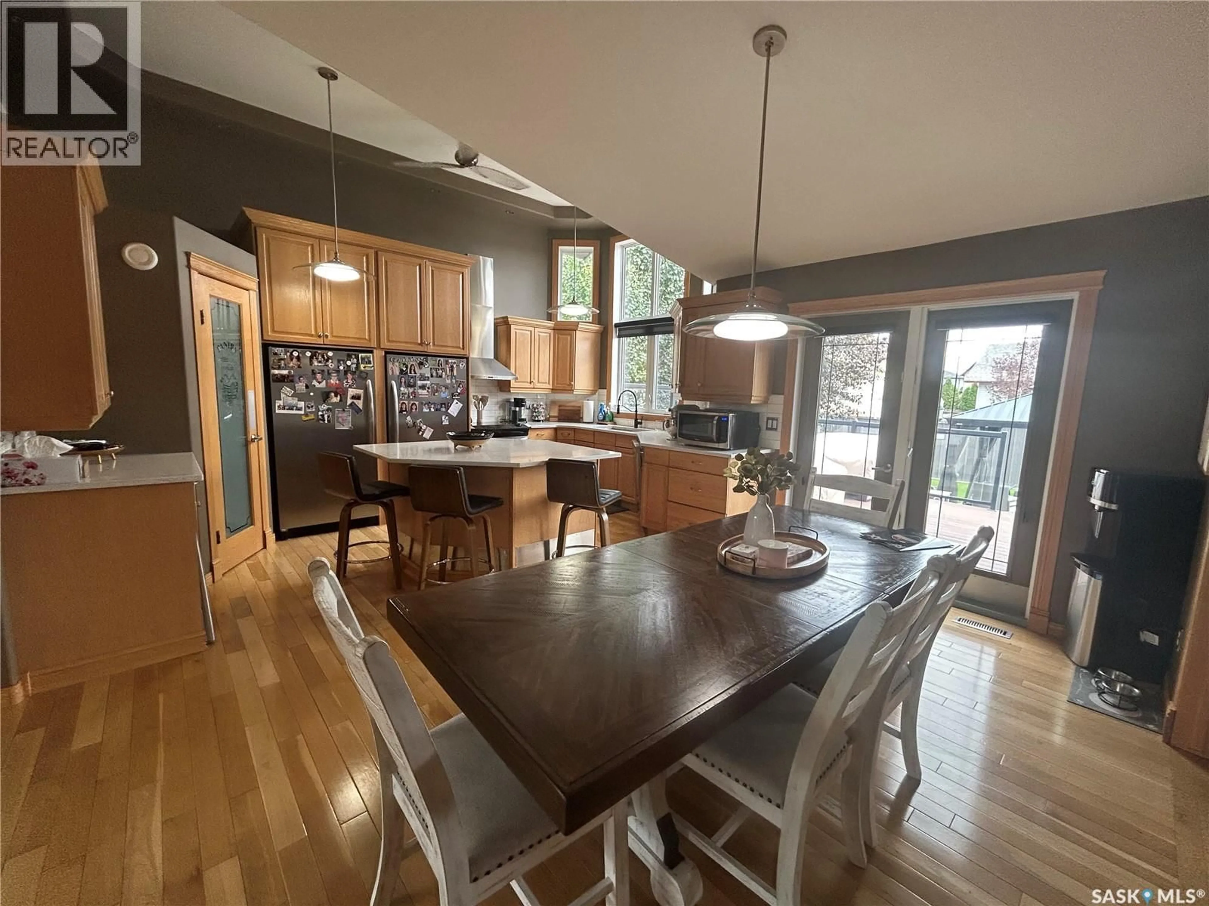 Open concept kitchen, wood/laminate floor for 310 BROOKS ROAD, Estevan Saskatchewan S4A2X2