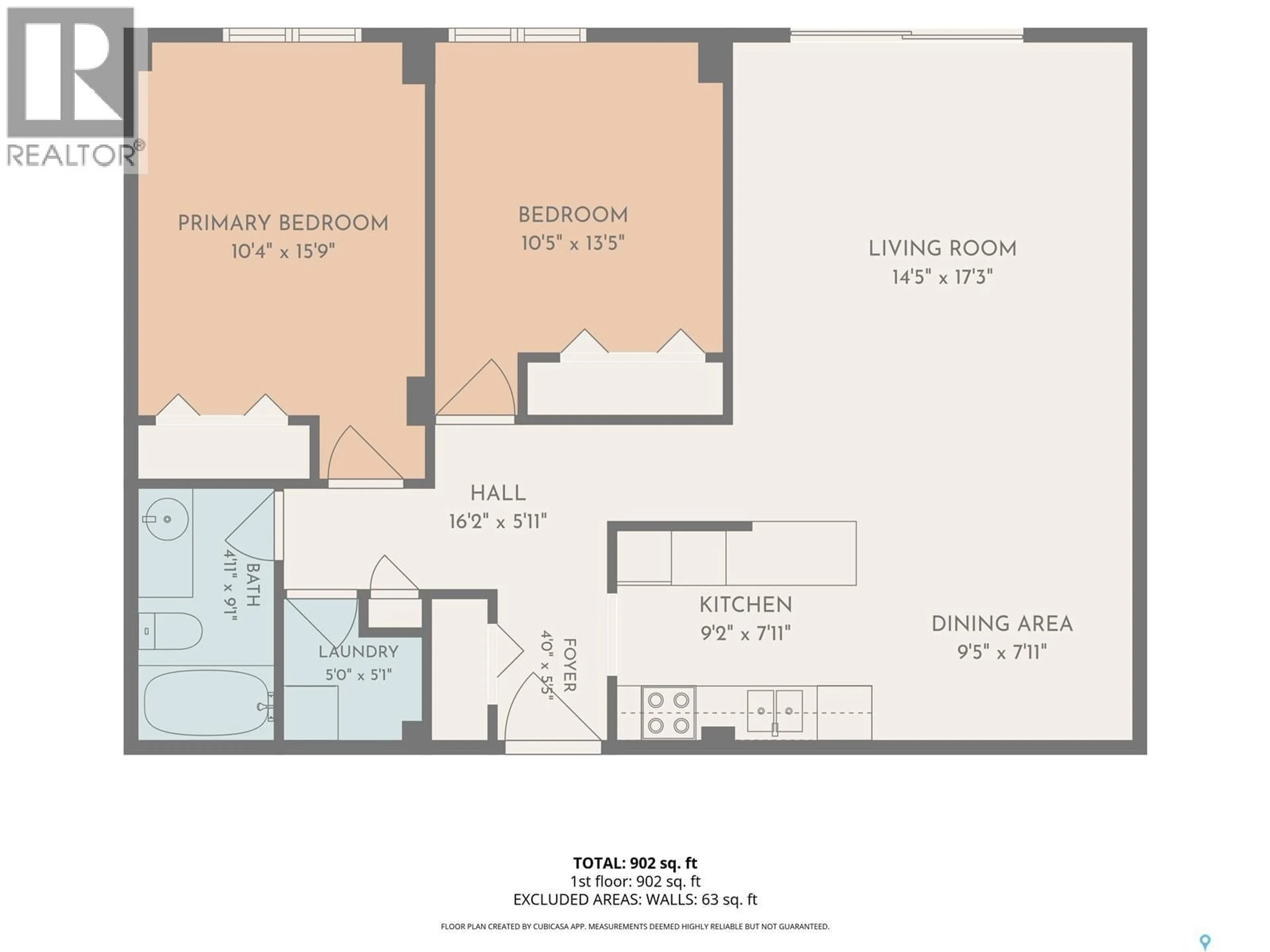 Floor plan for N - 408 320 5TH AVENUE, Saskatoon Saskatchewan S7K2P5