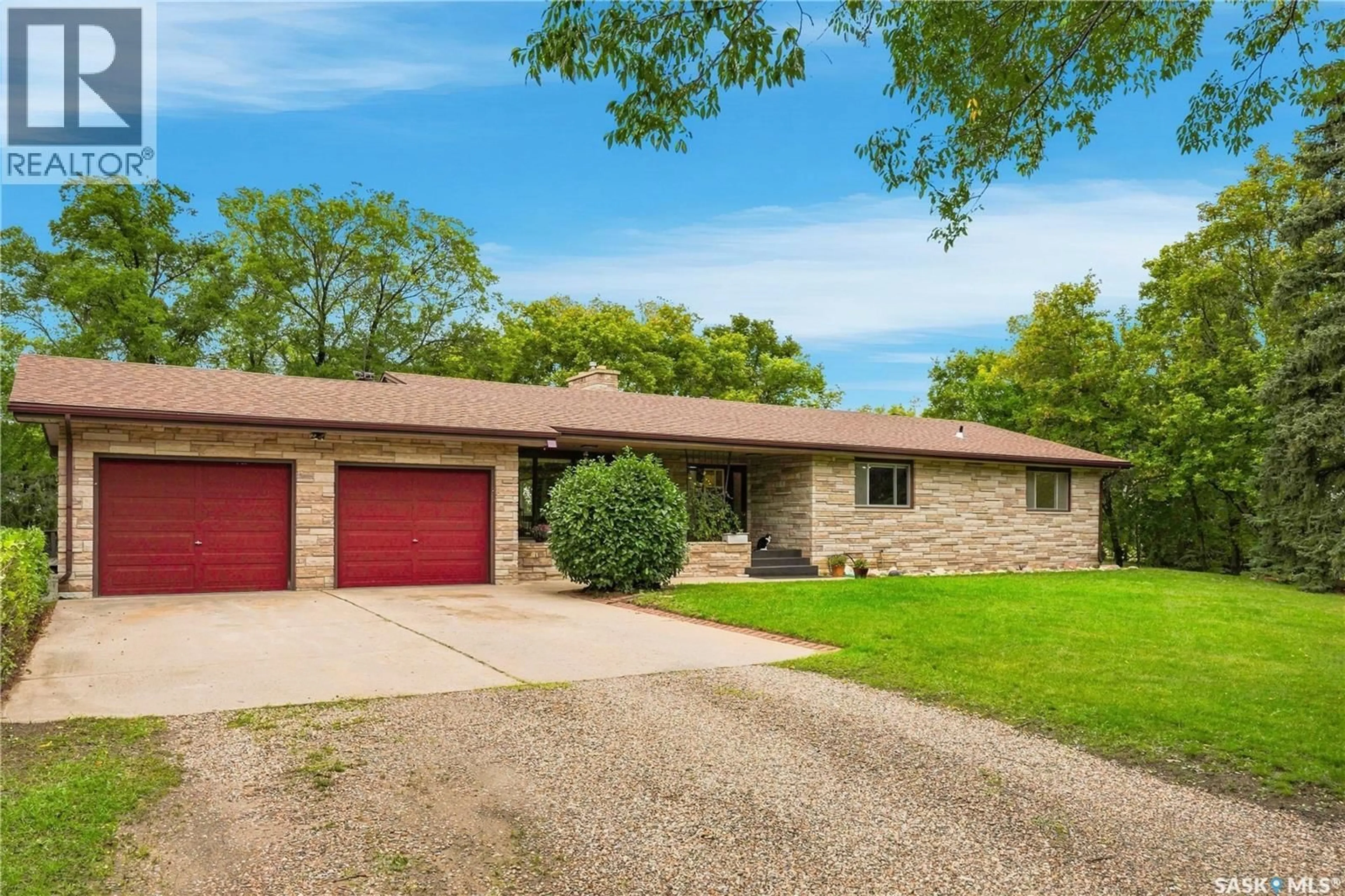 Home with brick exterior material, street for STANLEY ACREAGE, Vanscoy Rm No. 345 Saskatchewan S7K3J5