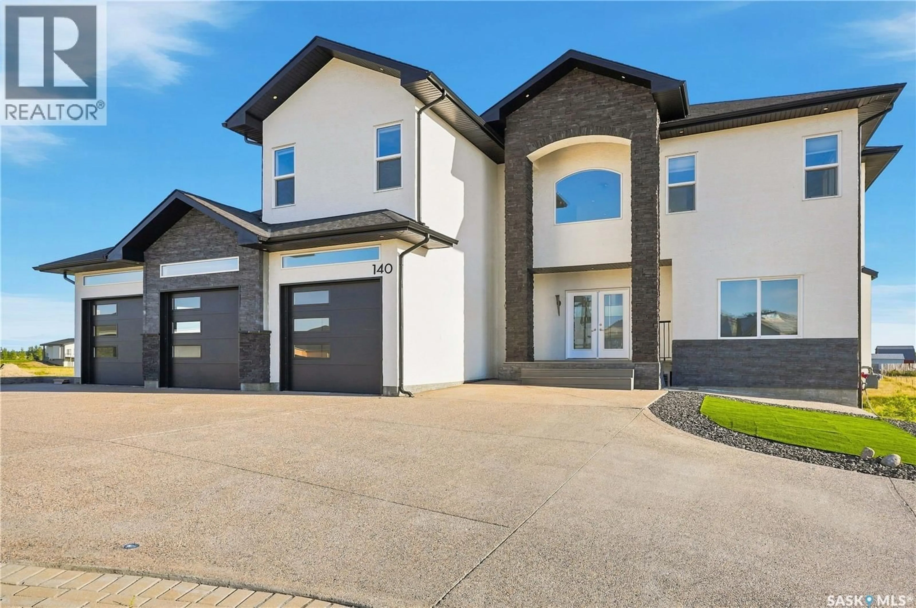 Home with brick exterior material, street for 140 SPRUCE CREEK ROAD, Edenwold Rm No.158 Saskatchewan S0G3Z0