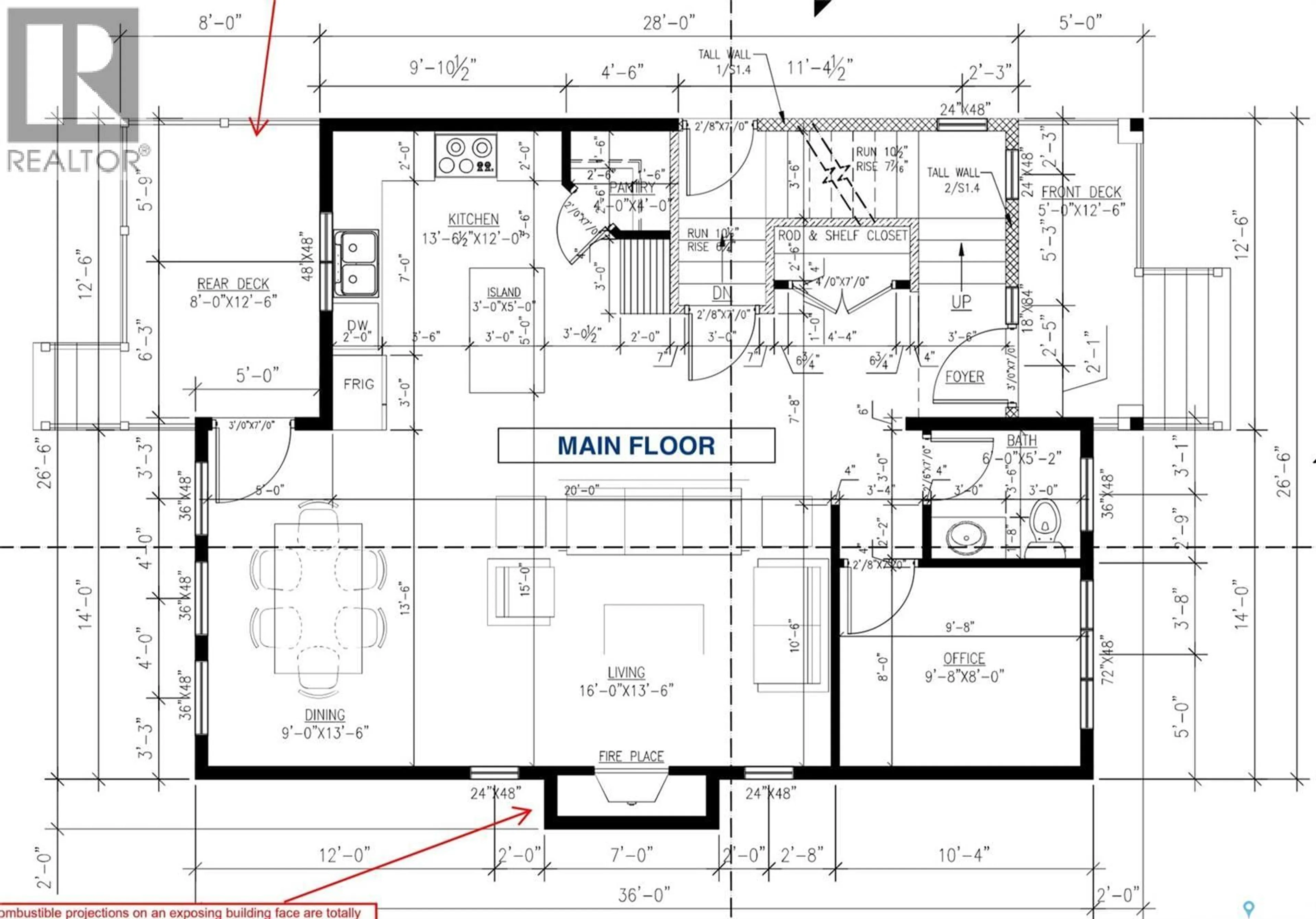 Floor plan for 1013 23RD STREET, Saskatoon Saskatchewan S7L0A6