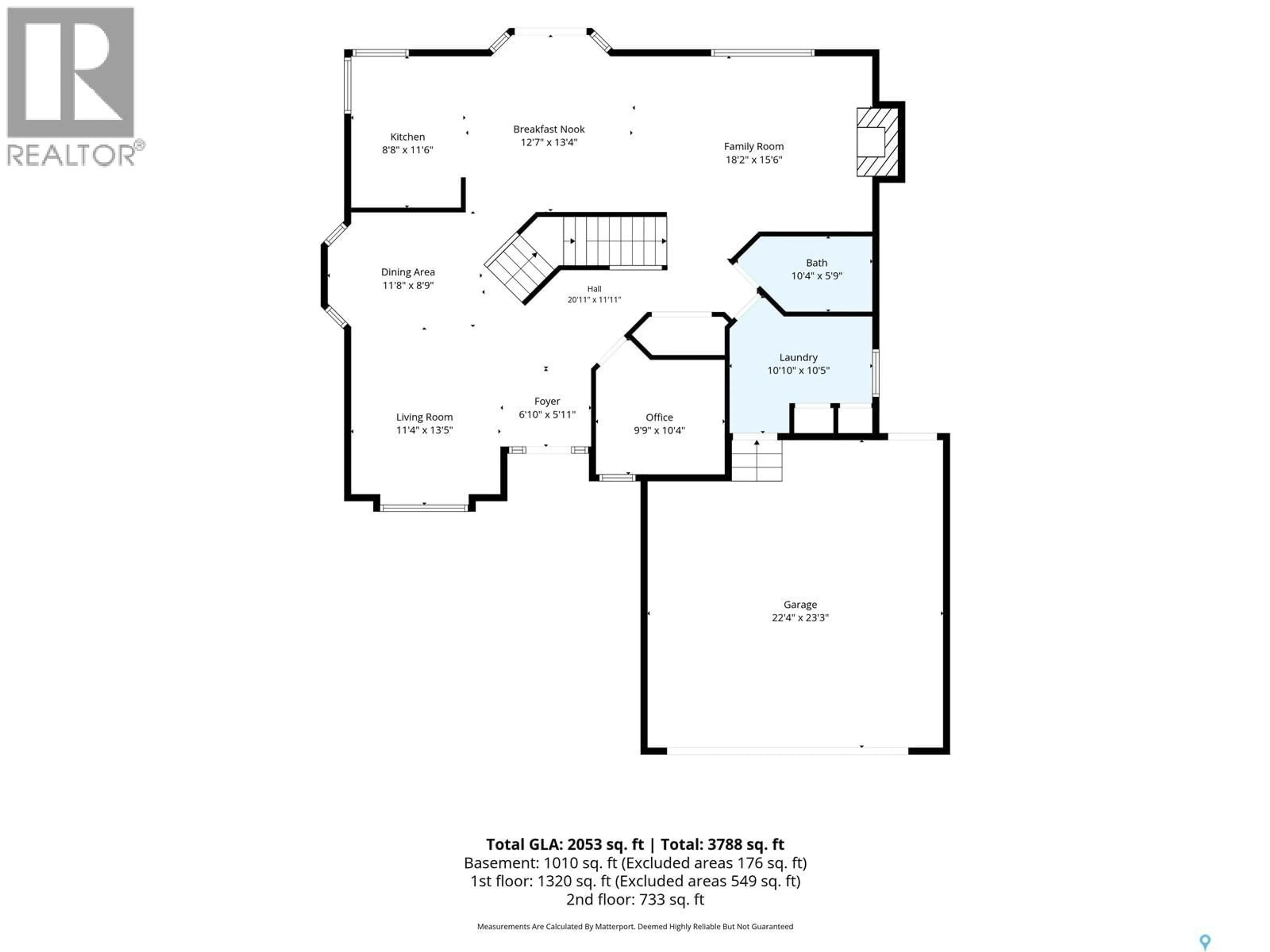 Floor plan for 122 LAVALEE PLACE, Saskatoon Saskatchewan S7J5K7