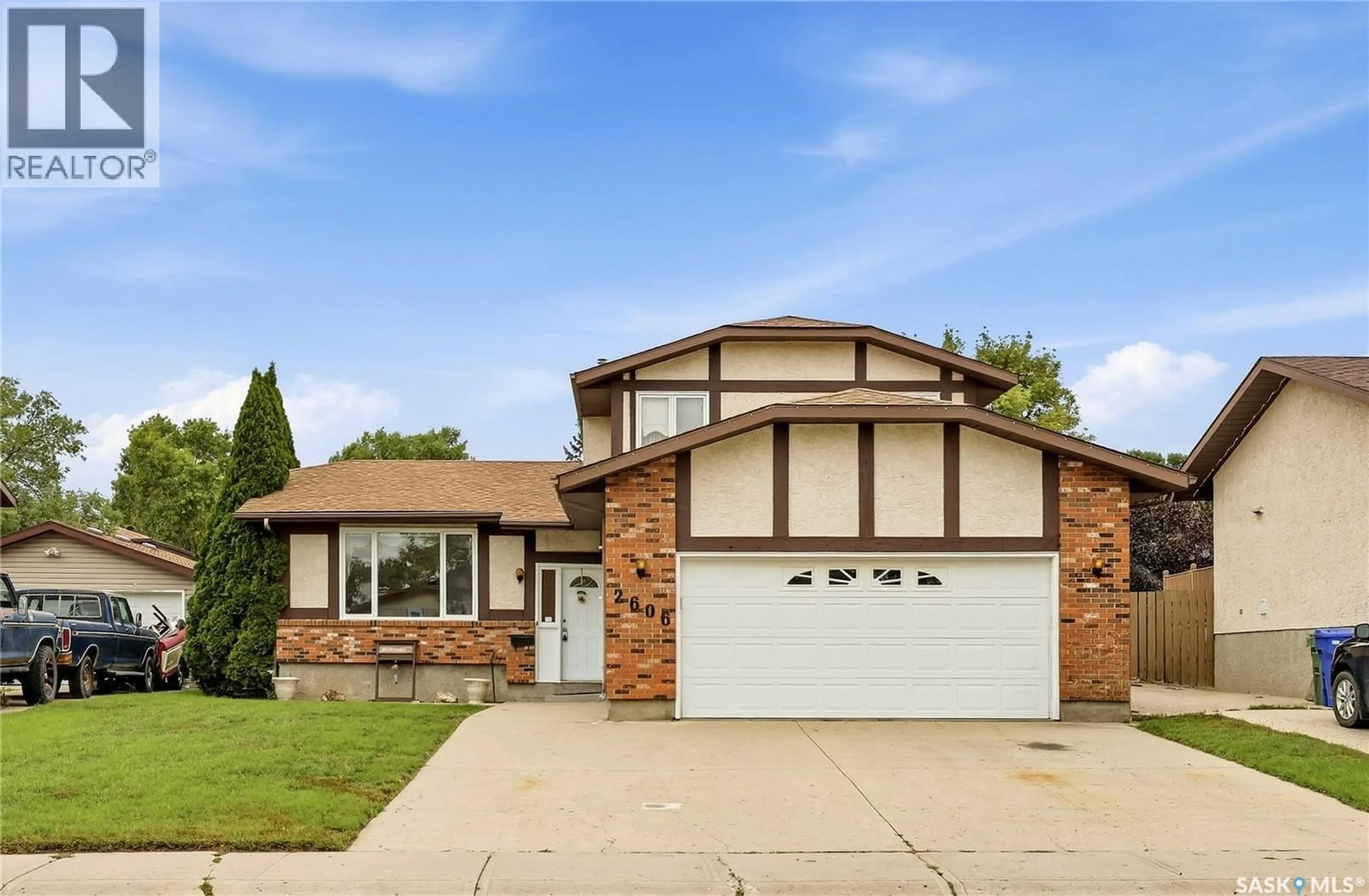 Home with brick exterior material, street for E - 2606 NEFF ROAD, Regina Saskatchewan S4V1K5
