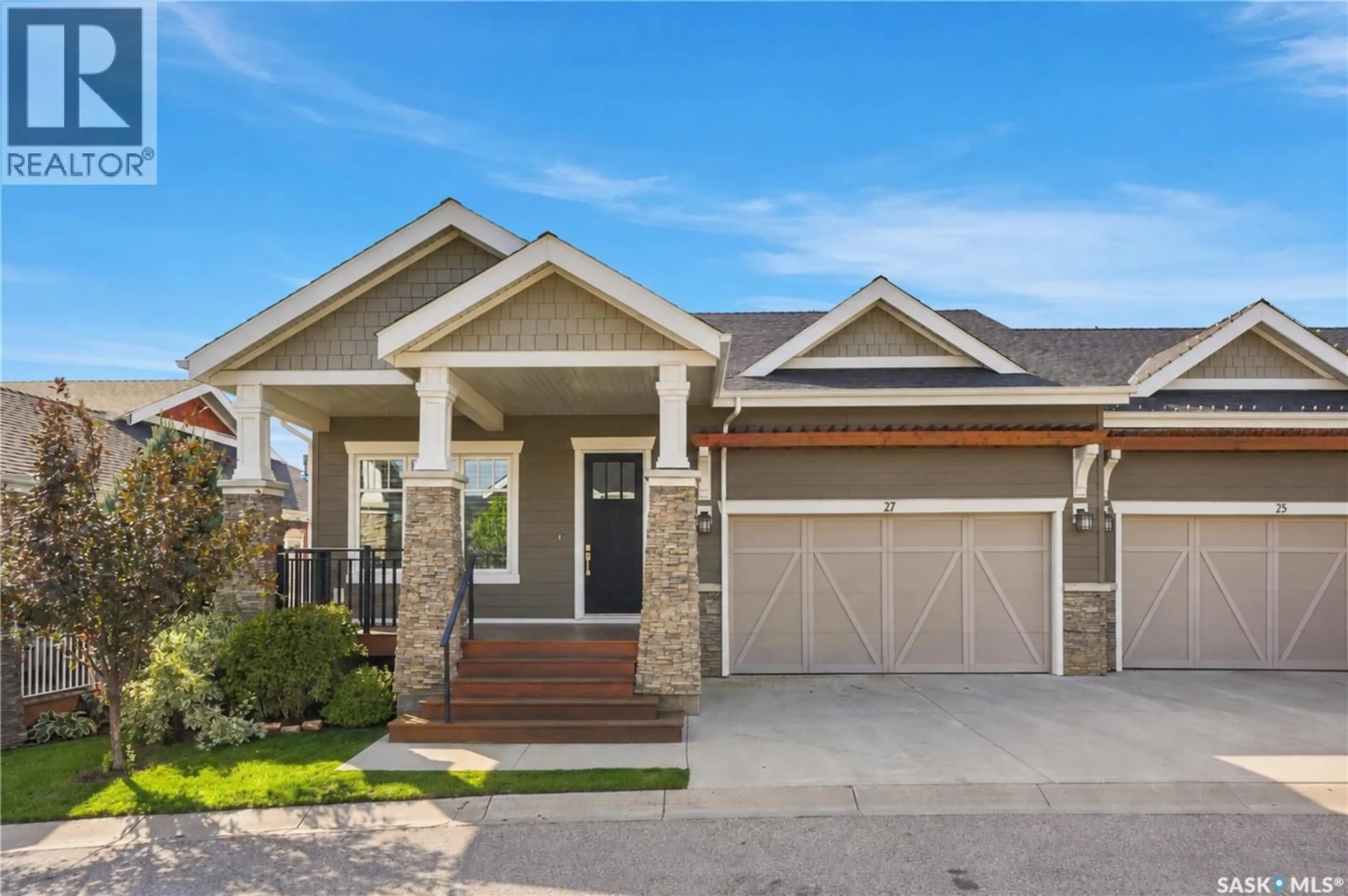 Home with brick exterior material, street for 27 115 MEADOWS BOULEVARD, Saskatoon Saskatchewan S7V0E6