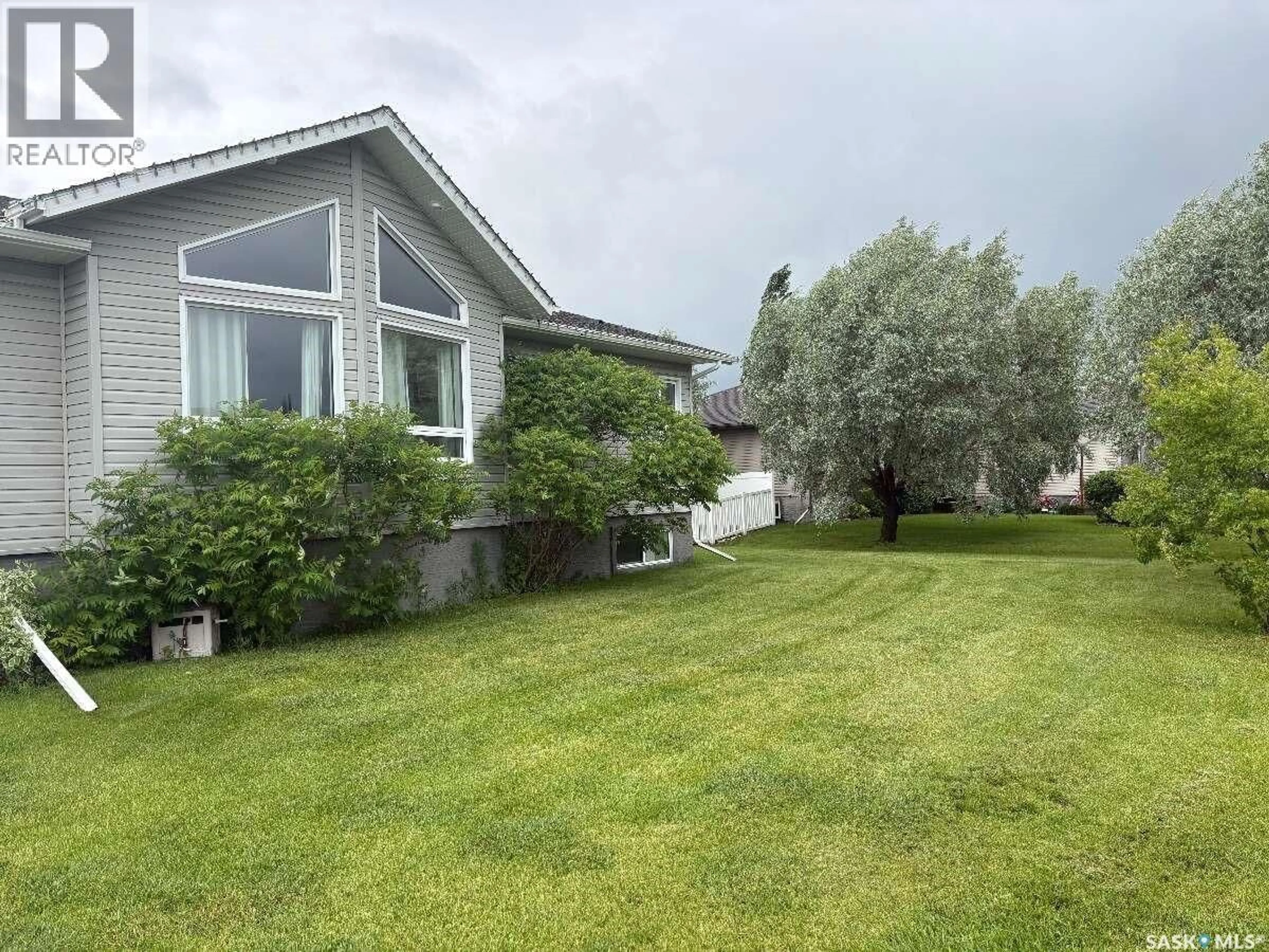 A pic from outside/outdoor area/front of a property/back of a property/a pic from drone, water/lake/river/ocean view for 113 BASKEN STREET, Churchbridge Saskatchewan S0A0M0