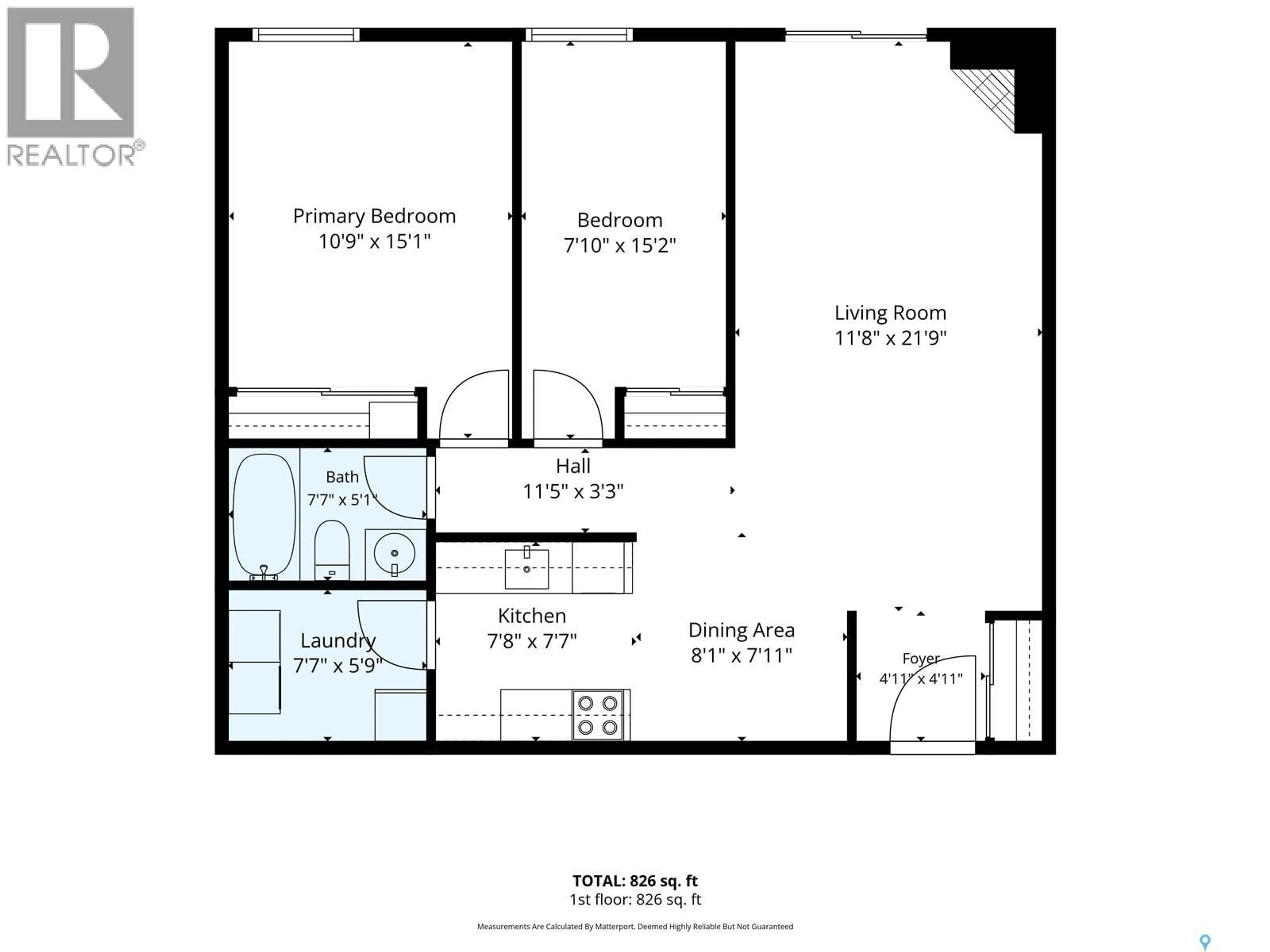 Floor plan for 802A - 305 KINGSMERE BOULEVARD, Saskatoon Saskatchewan S7J4B7