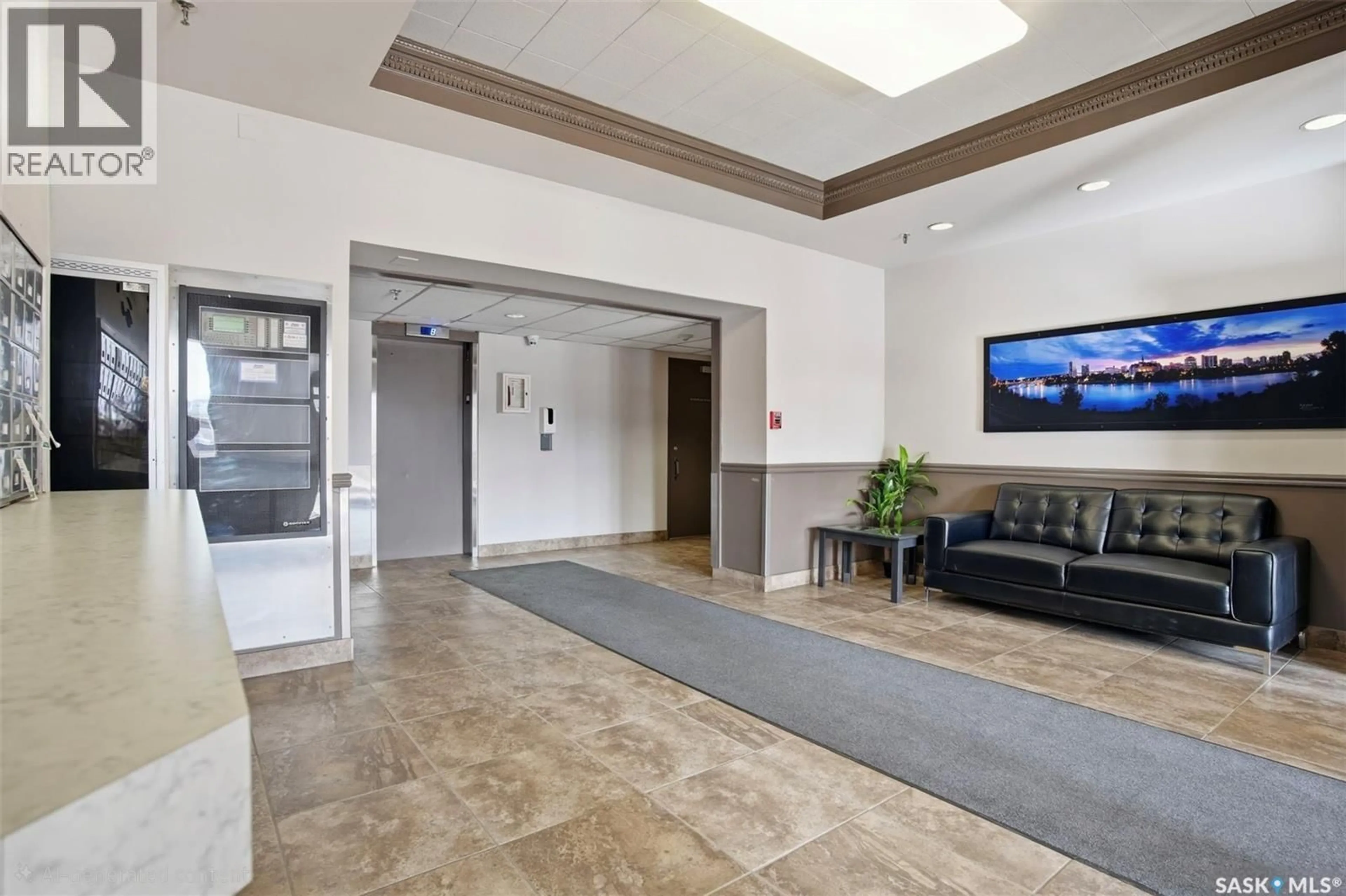 Lobby for 405 - 503 5TH AVENUE, Saskatoon Saskatchewan S7K6Z3