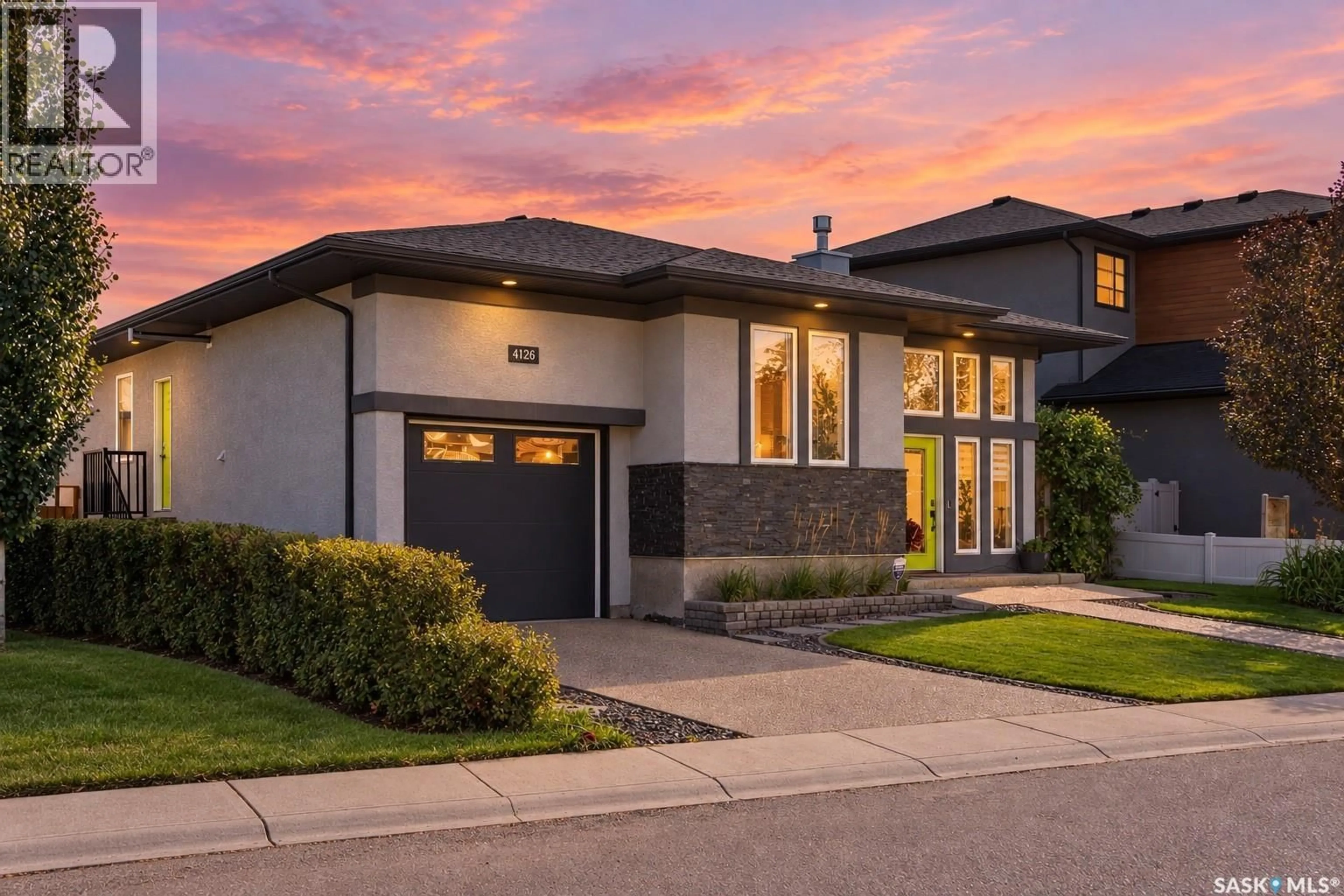 Home with brick exterior material, street for 4126 GREEN OLIVE WAY, Regina Saskatchewan S4V1P8