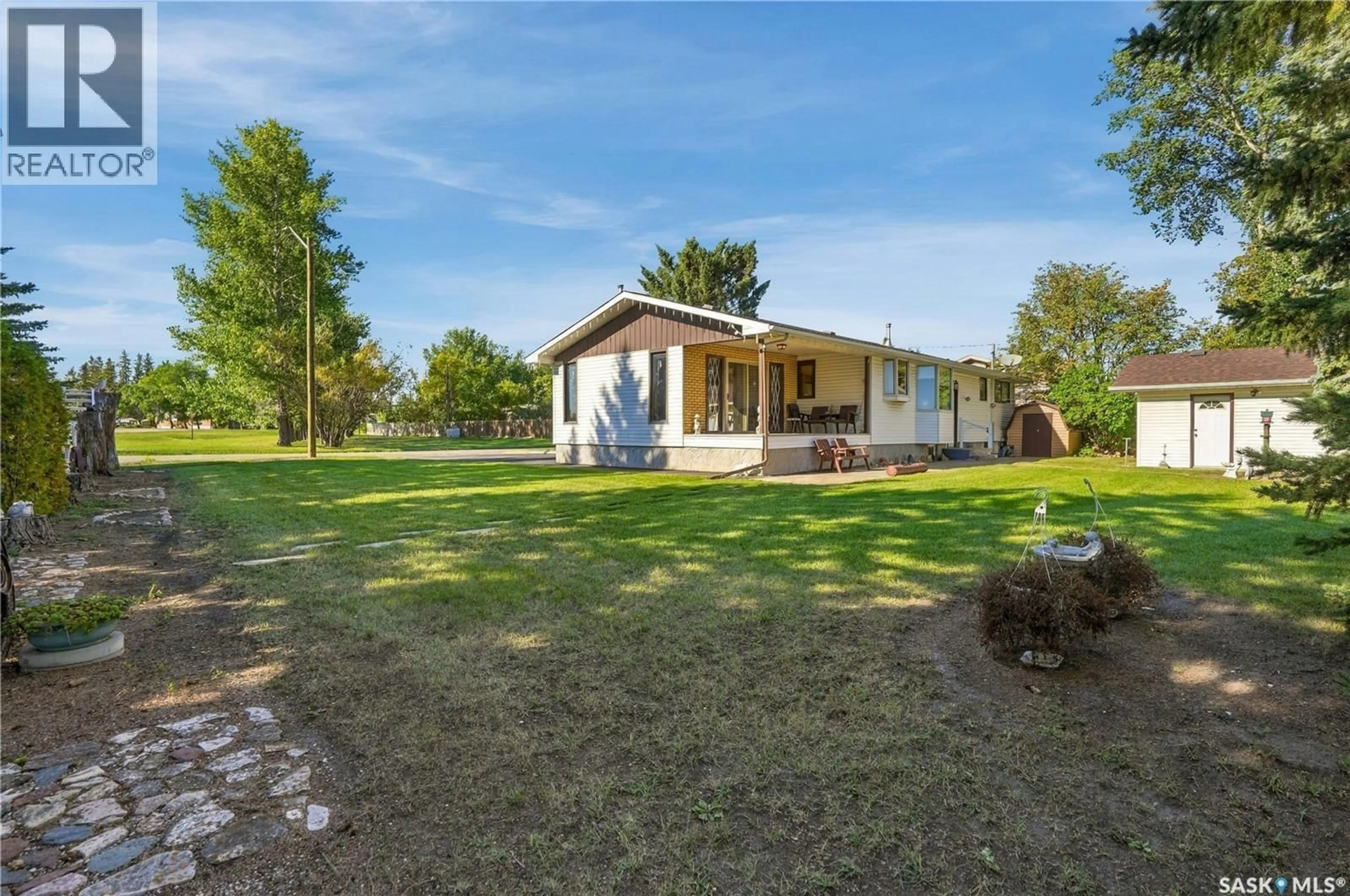 A pic from outside/outdoor area/front of a property/back of a property/a pic from drone, unknown for 103 DIANNE STREET, Balcarres Saskatchewan S0G0C0