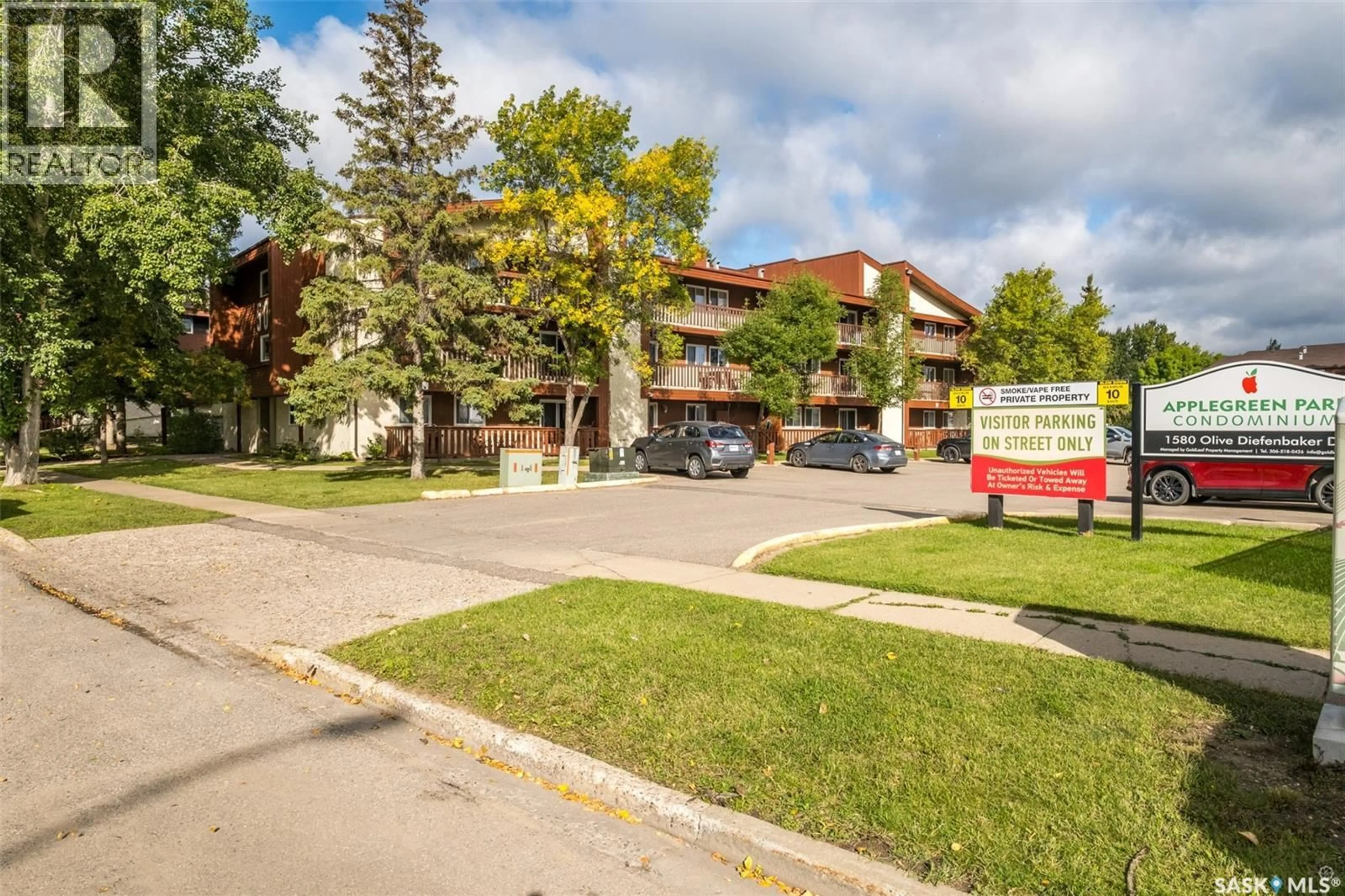 Patio, street for 513 1580 OLIVE DIEFENBAKER DRIVE, Prince Albert Saskatchewan S6V7M6