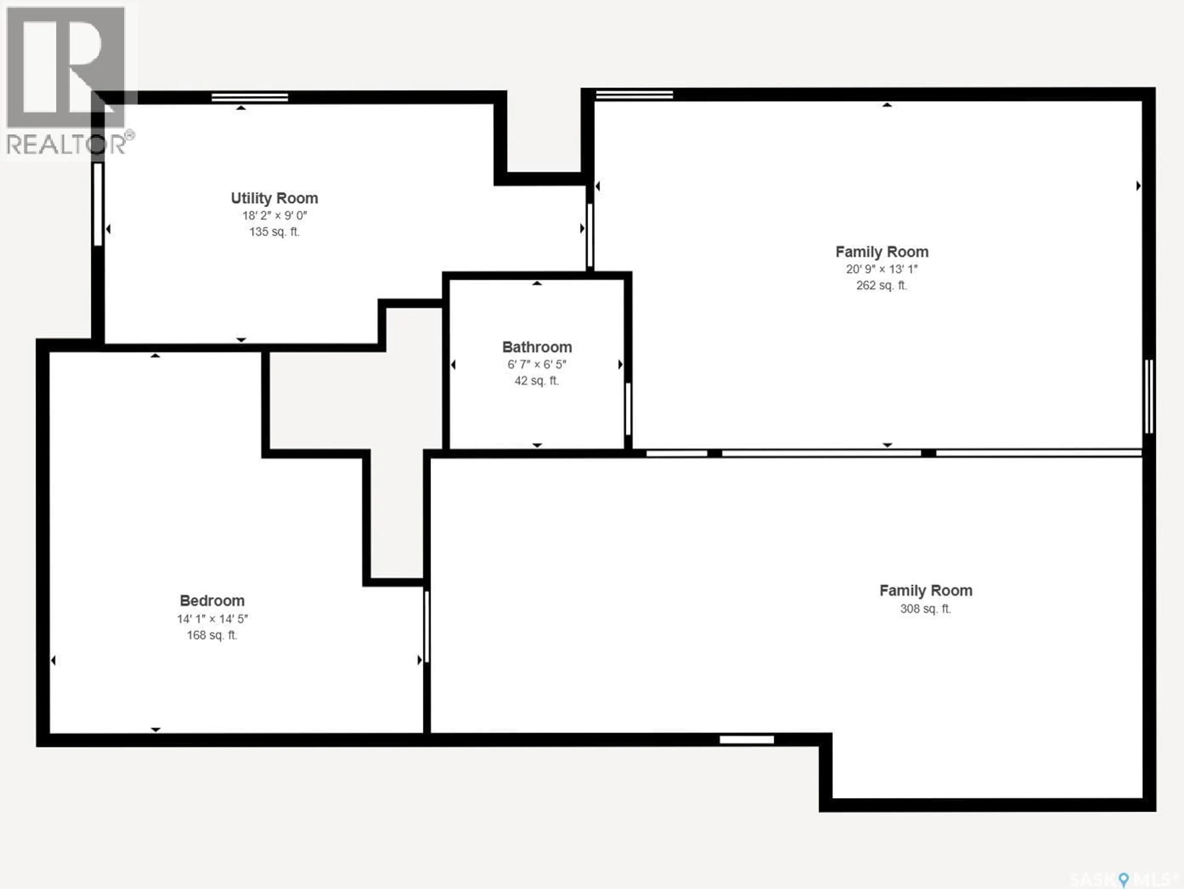 Floor plan for 2 MALONE CRESCENT, Regina Saskatchewan S4S5R2