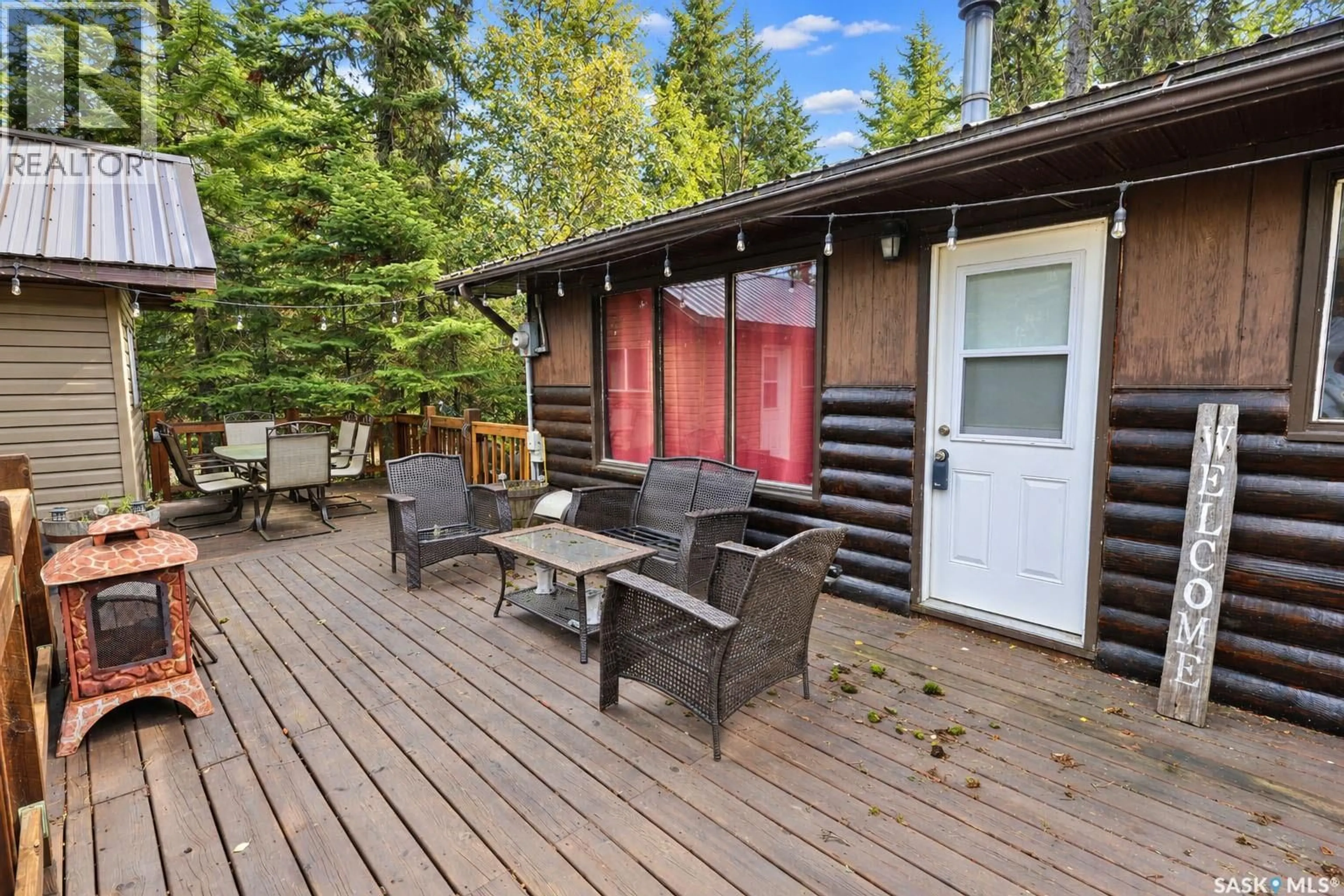 Patio, forest/trees view for 2 ERMINE PLACE, Northern Admin District Saskatchewan S0J0E3