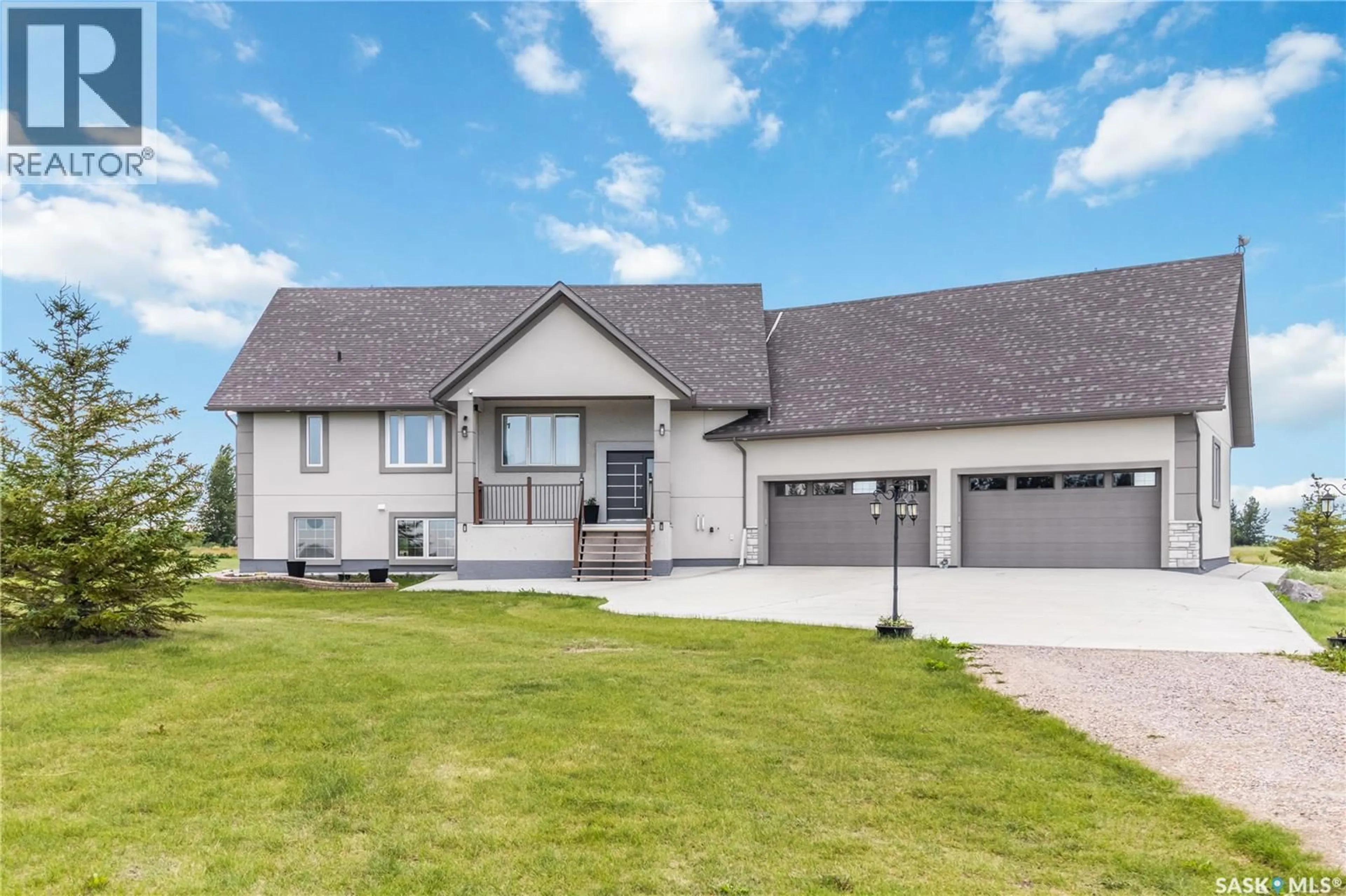 Home with vinyl exterior material, street for CHIRCU ACREAGE, Dundurn Rm No. 314 Saskatchewan S7C0C8