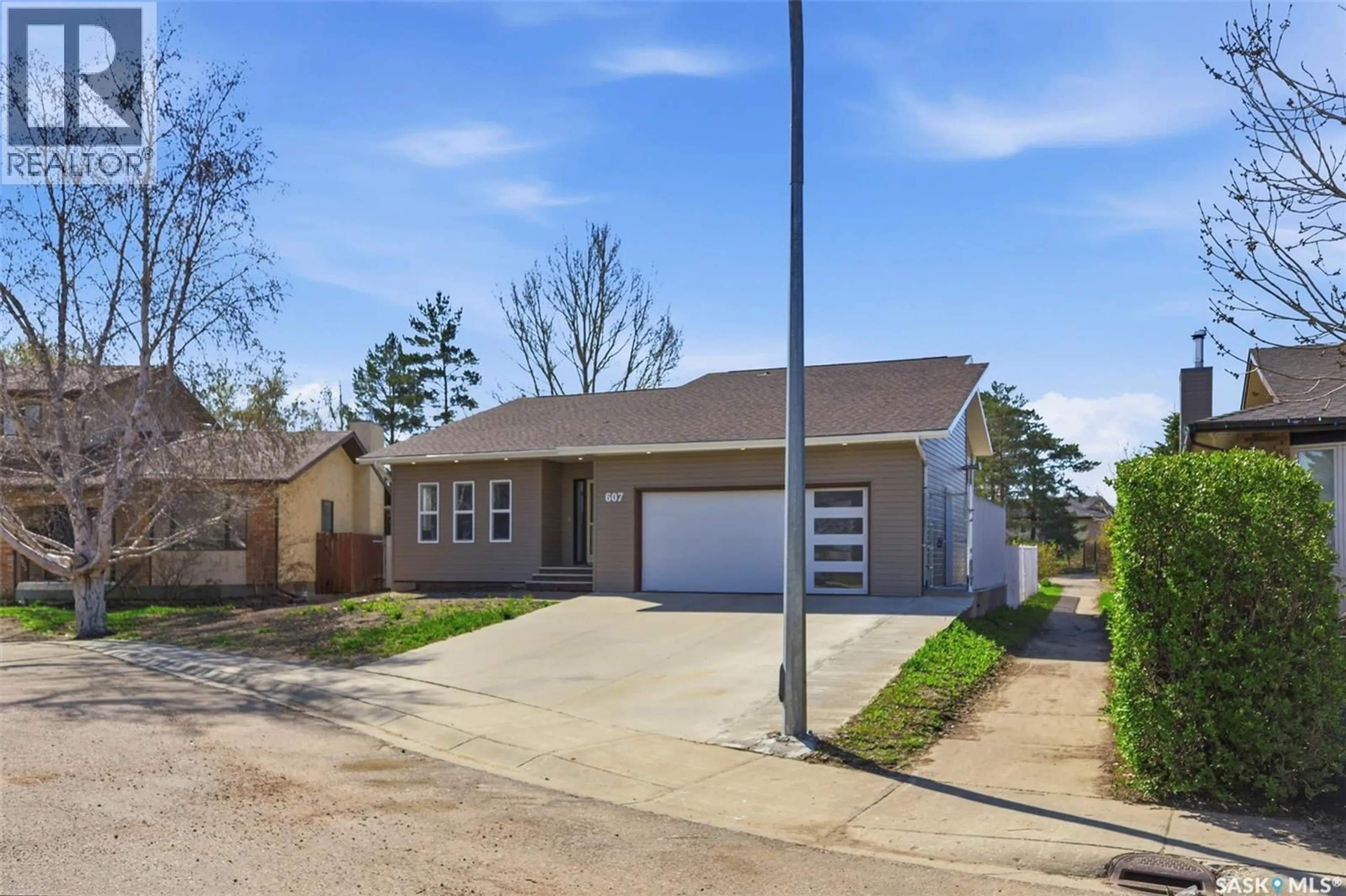 Home with brick exterior material, street for 607 ADDIE CRESCENT, Saskatoon Saskatchewan S7N3K7