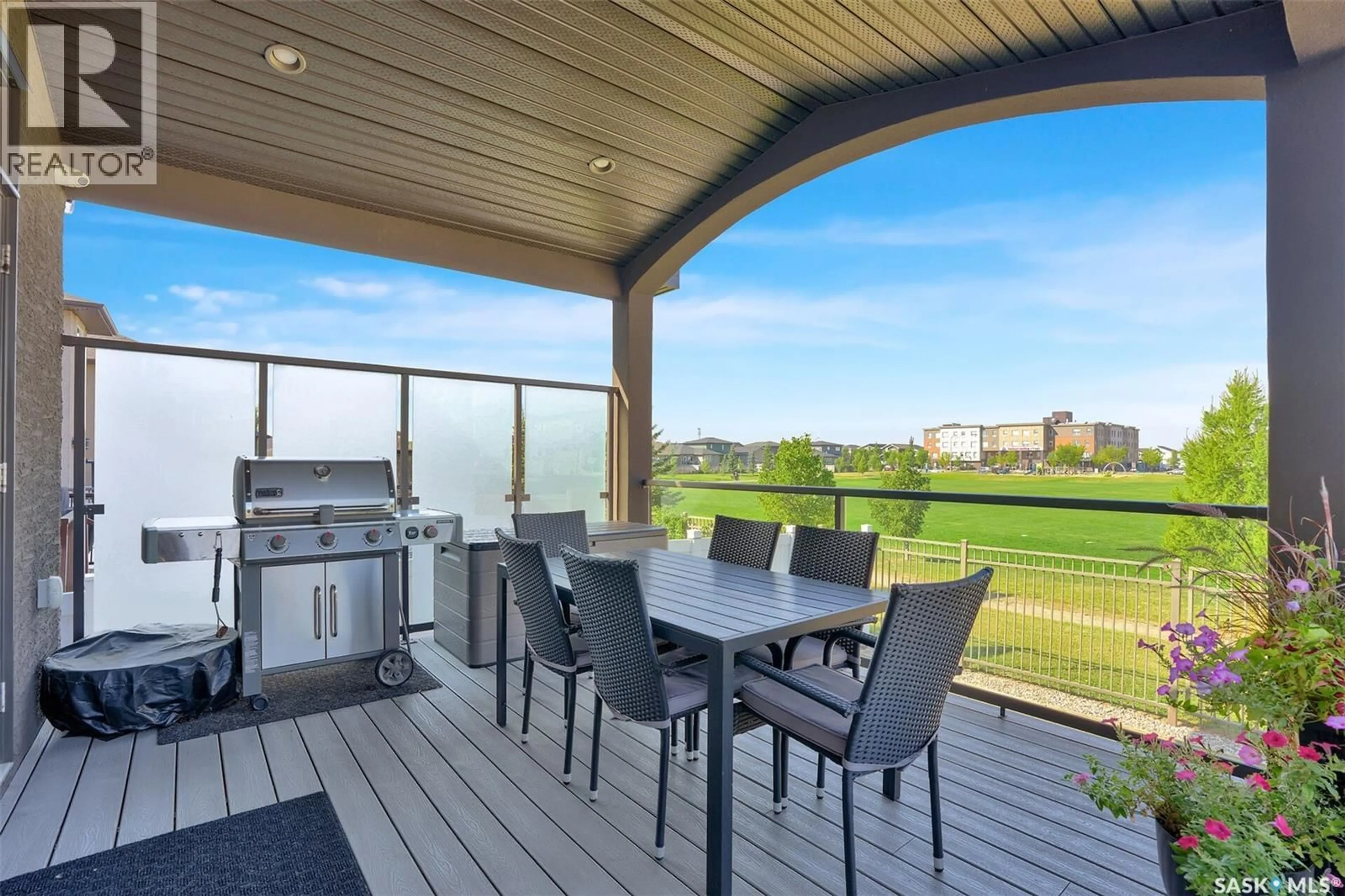 Patio, water/lake/river/ocean view for 5253 SNOWBIRDS CRESCENT, Regina Saskatchewan S4W0H4