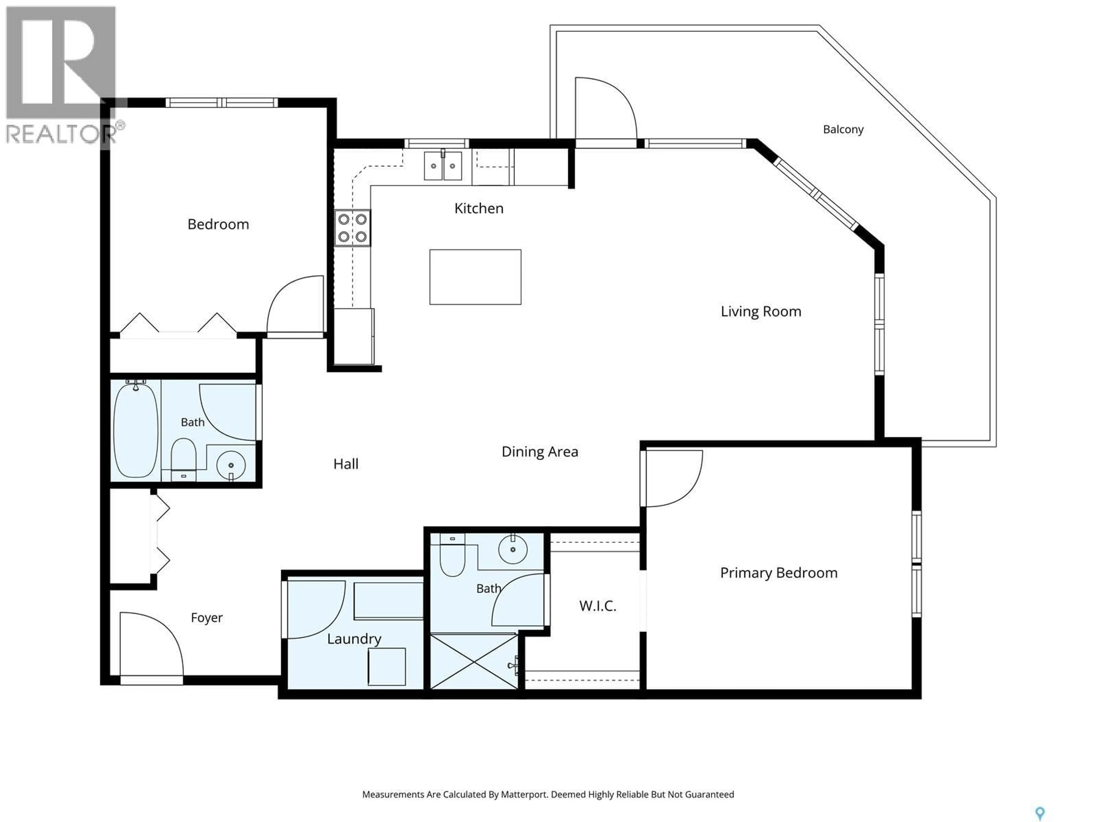 Floor plan for 1035 - 318 MOSS AVENUE, Saskatoon Saskatchewan S7H2E5