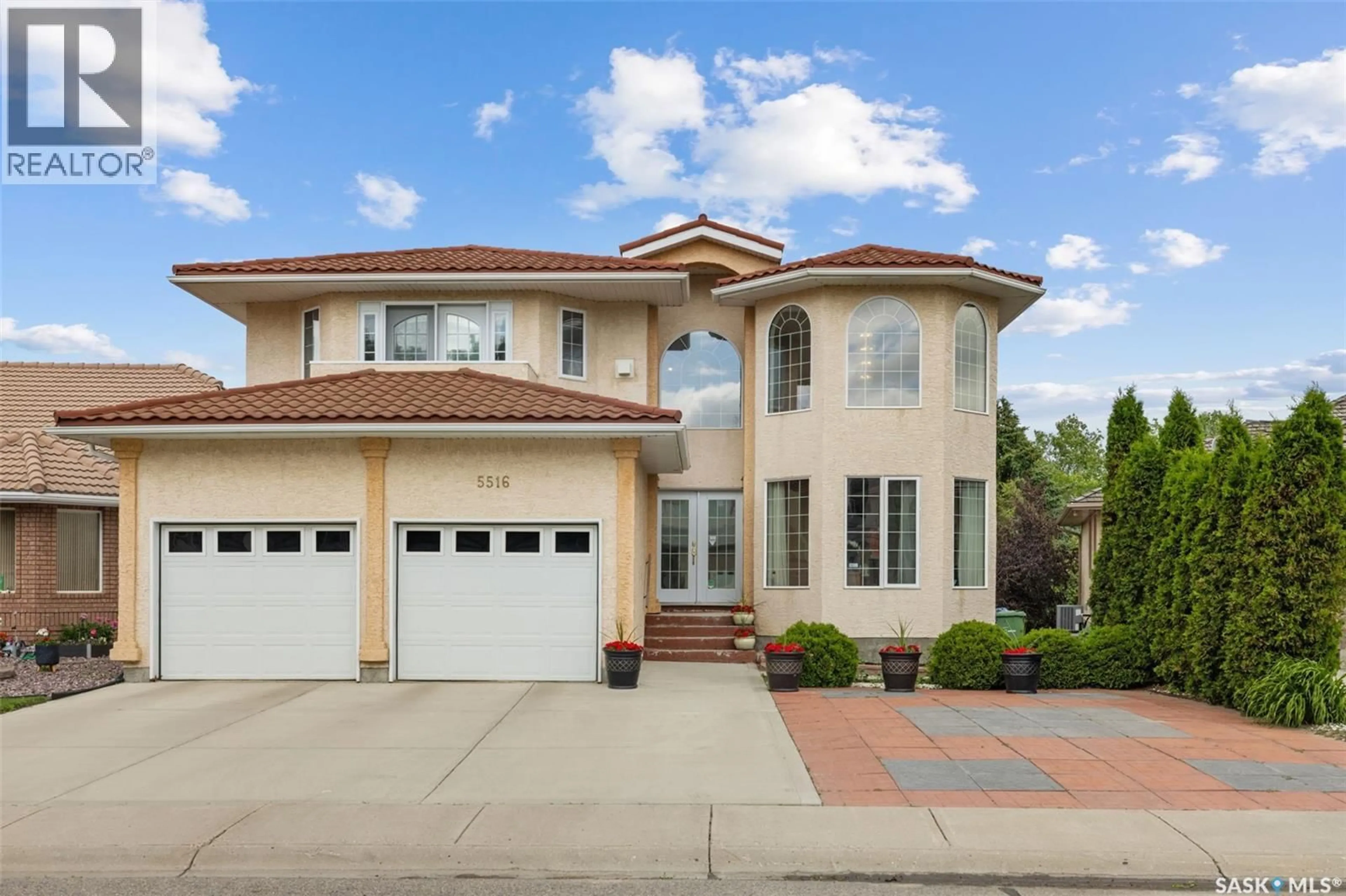 Home with brick exterior material, street for 5516 LEIBEL CRESCENT, Regina Saskatchewan S4X4G9