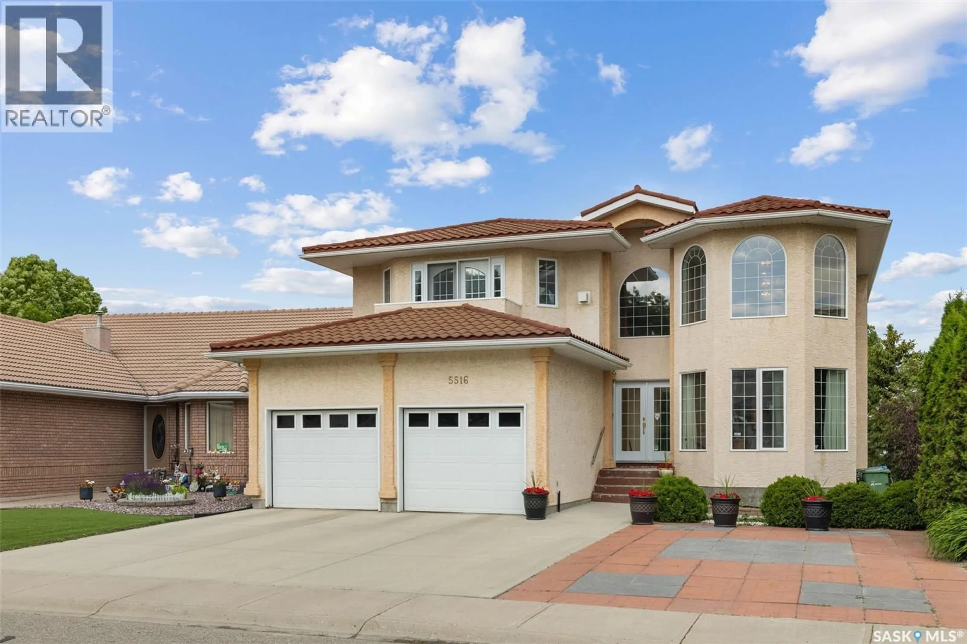 Home with vinyl exterior material, street for 5516 LEIBEL CRESCENT, Regina Saskatchewan S4X4G9
