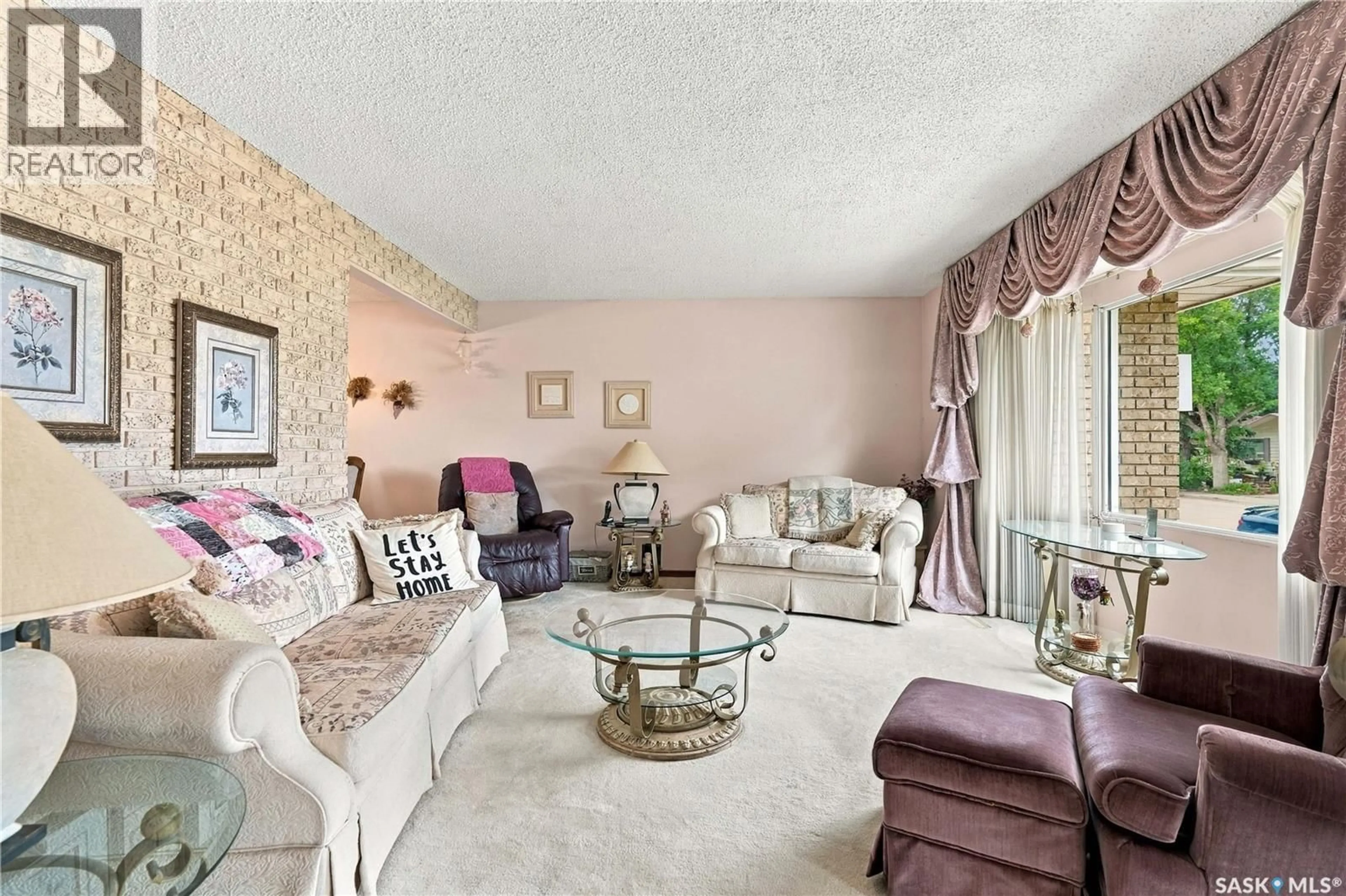 Living room with furniture, unknown for 1015 SIMCOE STREET, Moose Jaw Saskatchewan S6H3J3