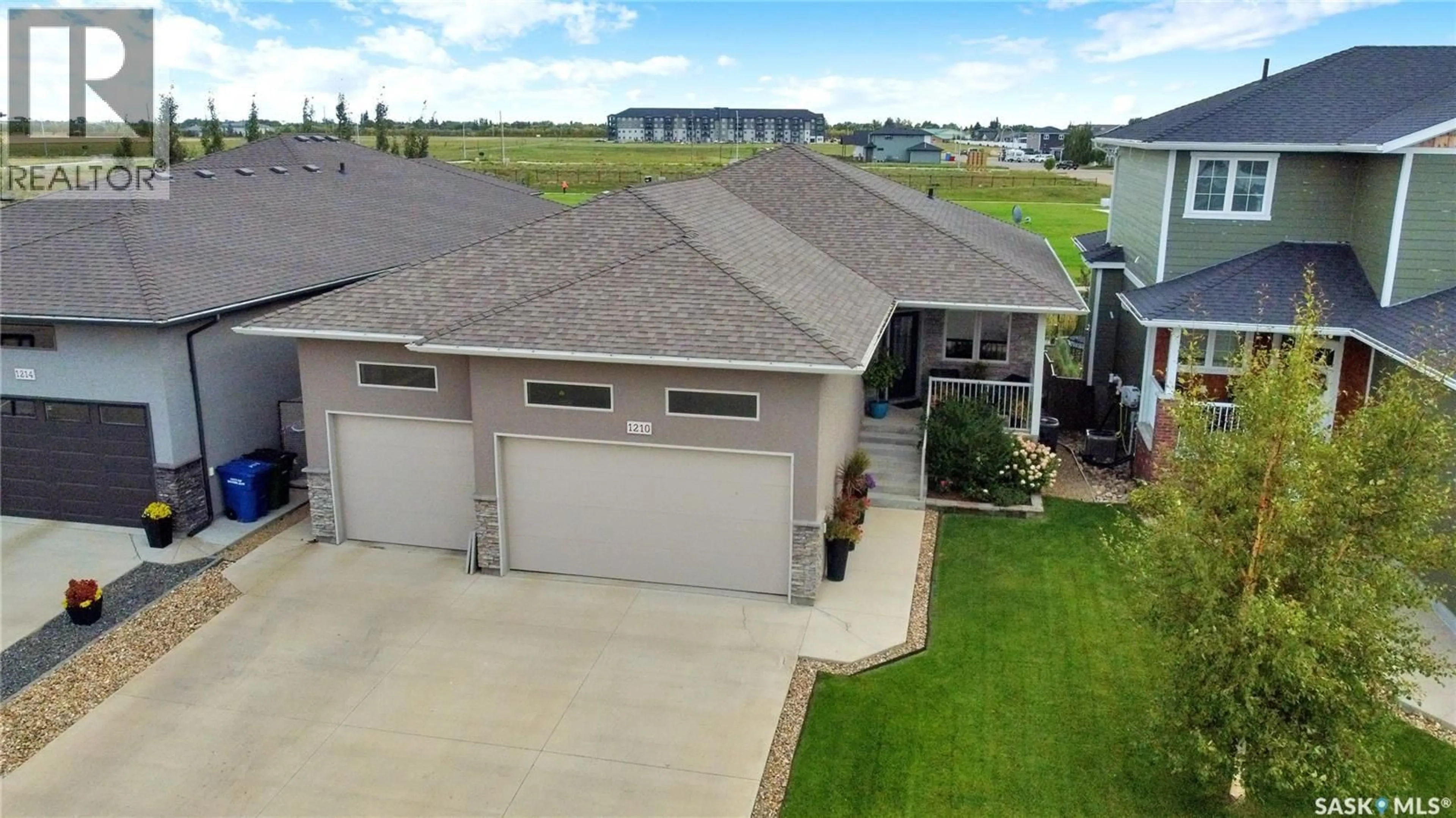 A pic from outside/outdoor area/front of a property/back of a property/a pic from drone, unknown for 1210 MEIER DRIVE, Moose Jaw Saskatchewan S6J0B2