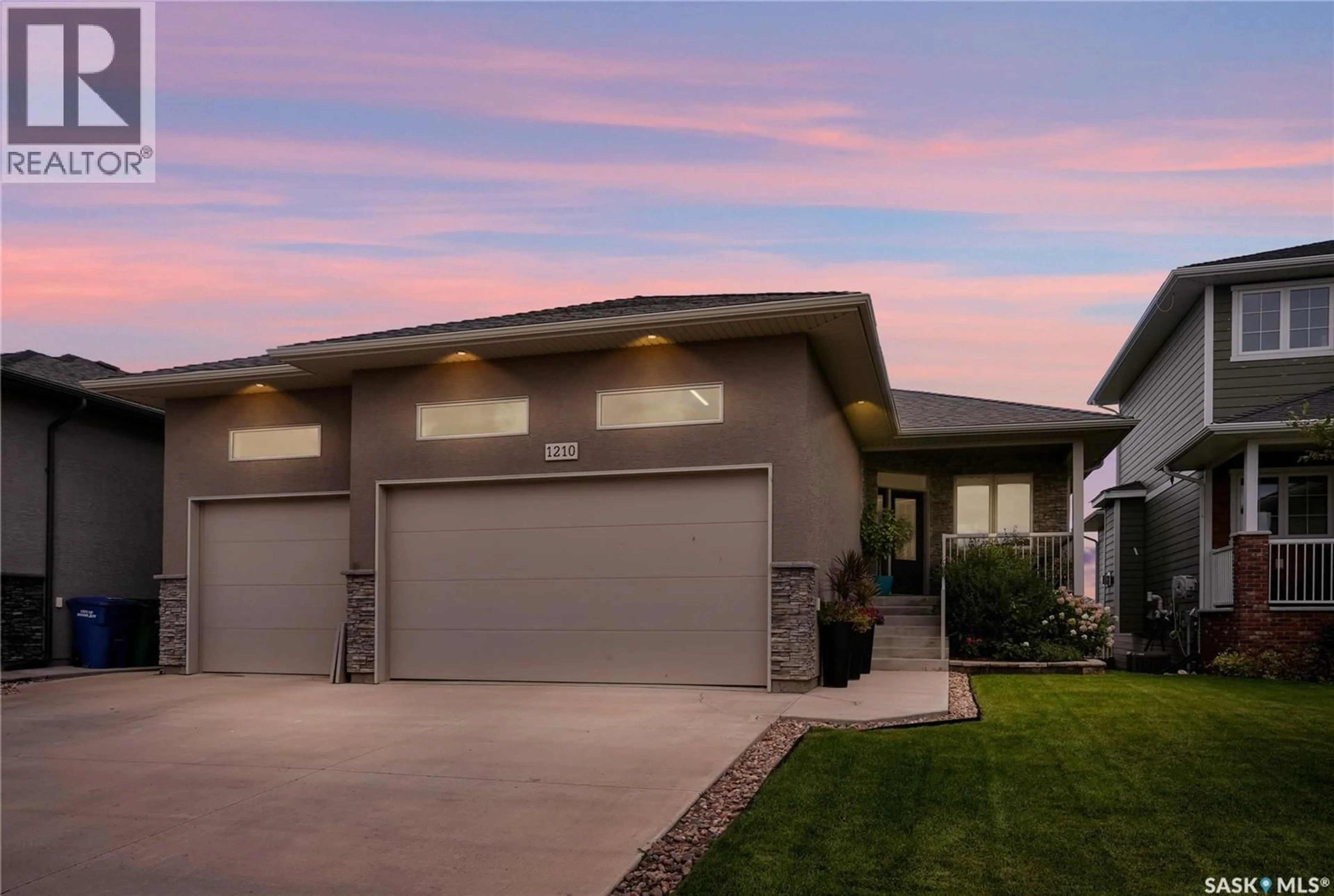 Home with vinyl exterior material, street for 1210 MEIER DRIVE, Moose Jaw Saskatchewan S6J0B2
