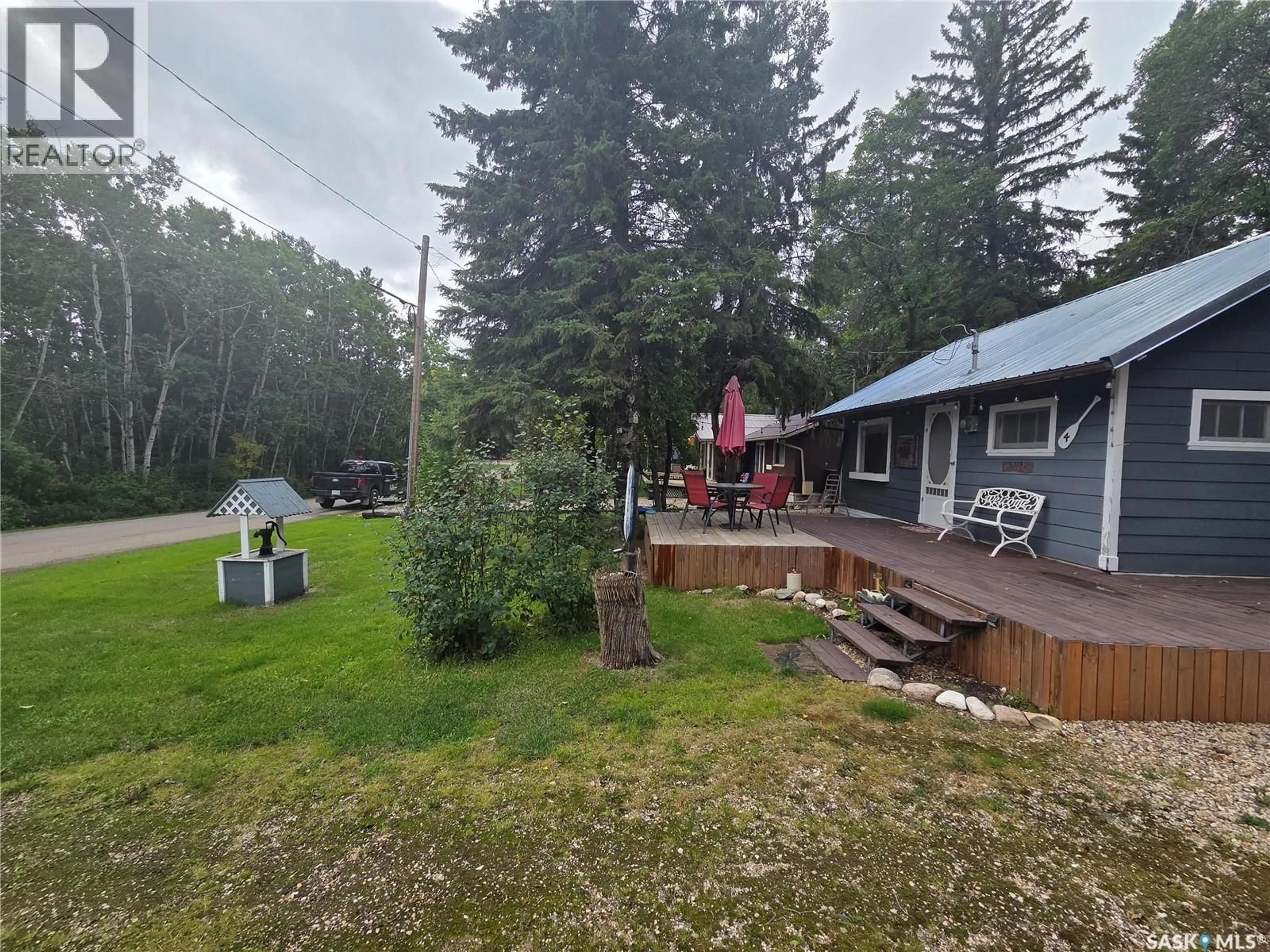 A pic from outside/outdoor area/front of a property/back of a property/a pic from drone, mountain view for 4 BEECEE STREET, Moose Mountain Provincial Park Saskatchewan S0C2S0