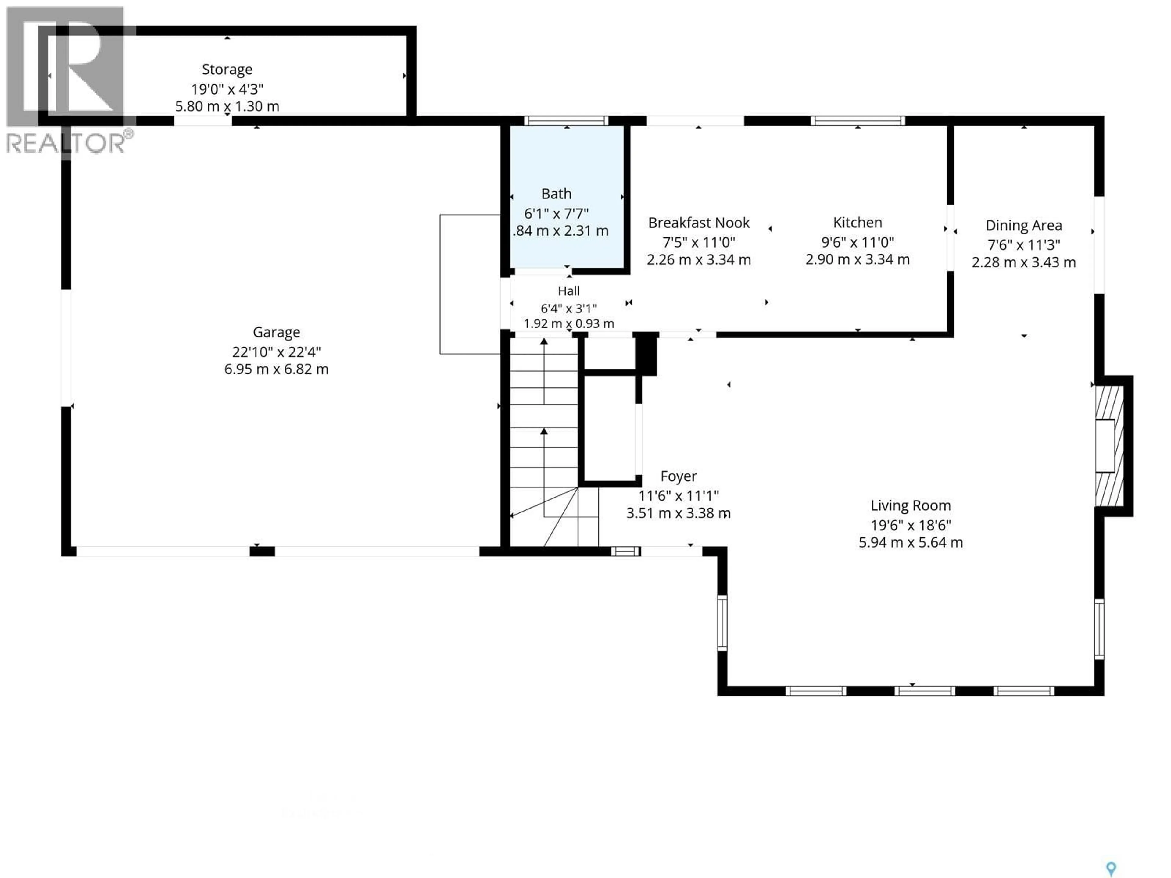 Floor plan for 3445 CAEN STREET, Saskatoon Saskatchewan S7M3X2