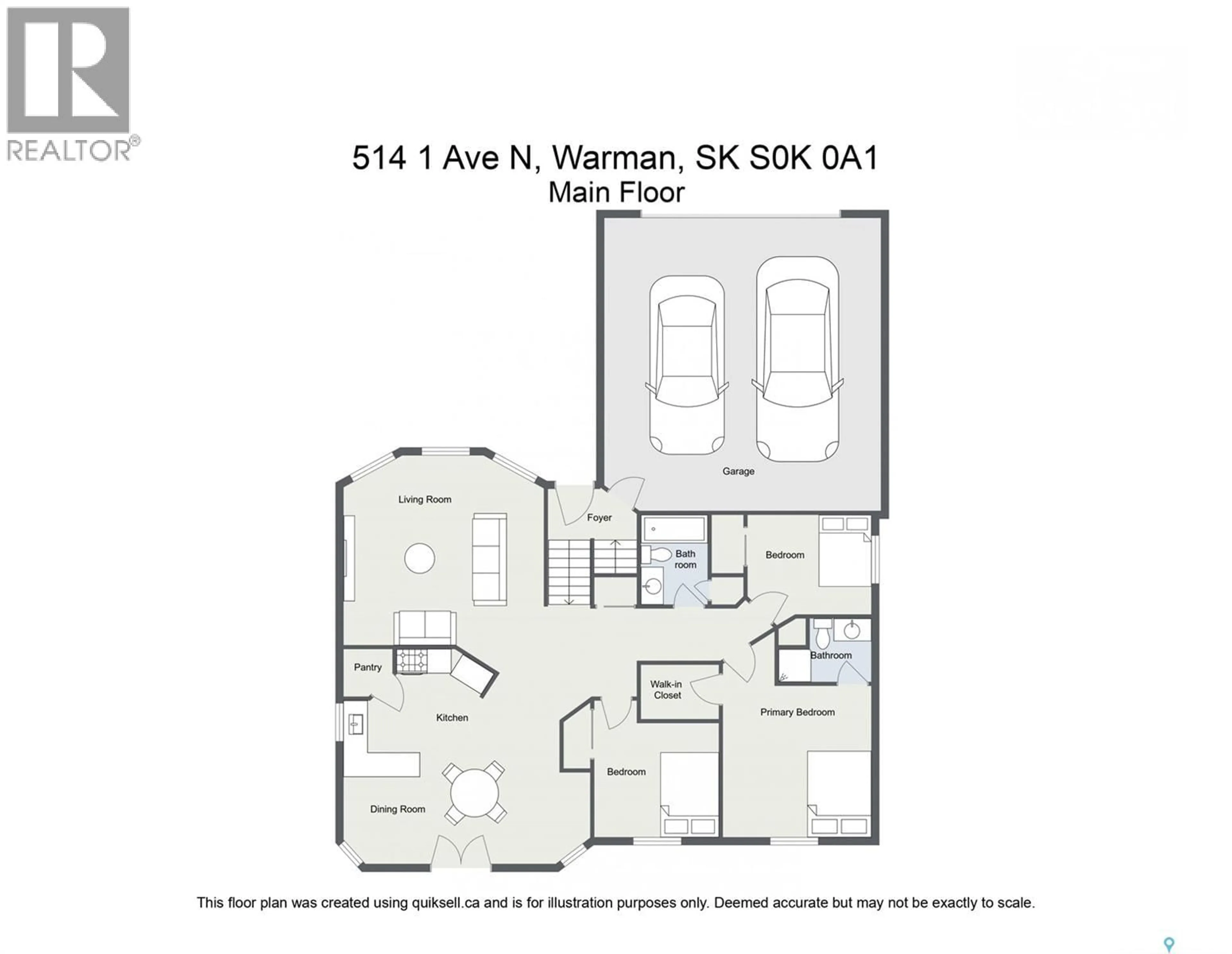 Floor plan for N - 514 1ST AVENUE, Warman Saskatchewan S0K4S0