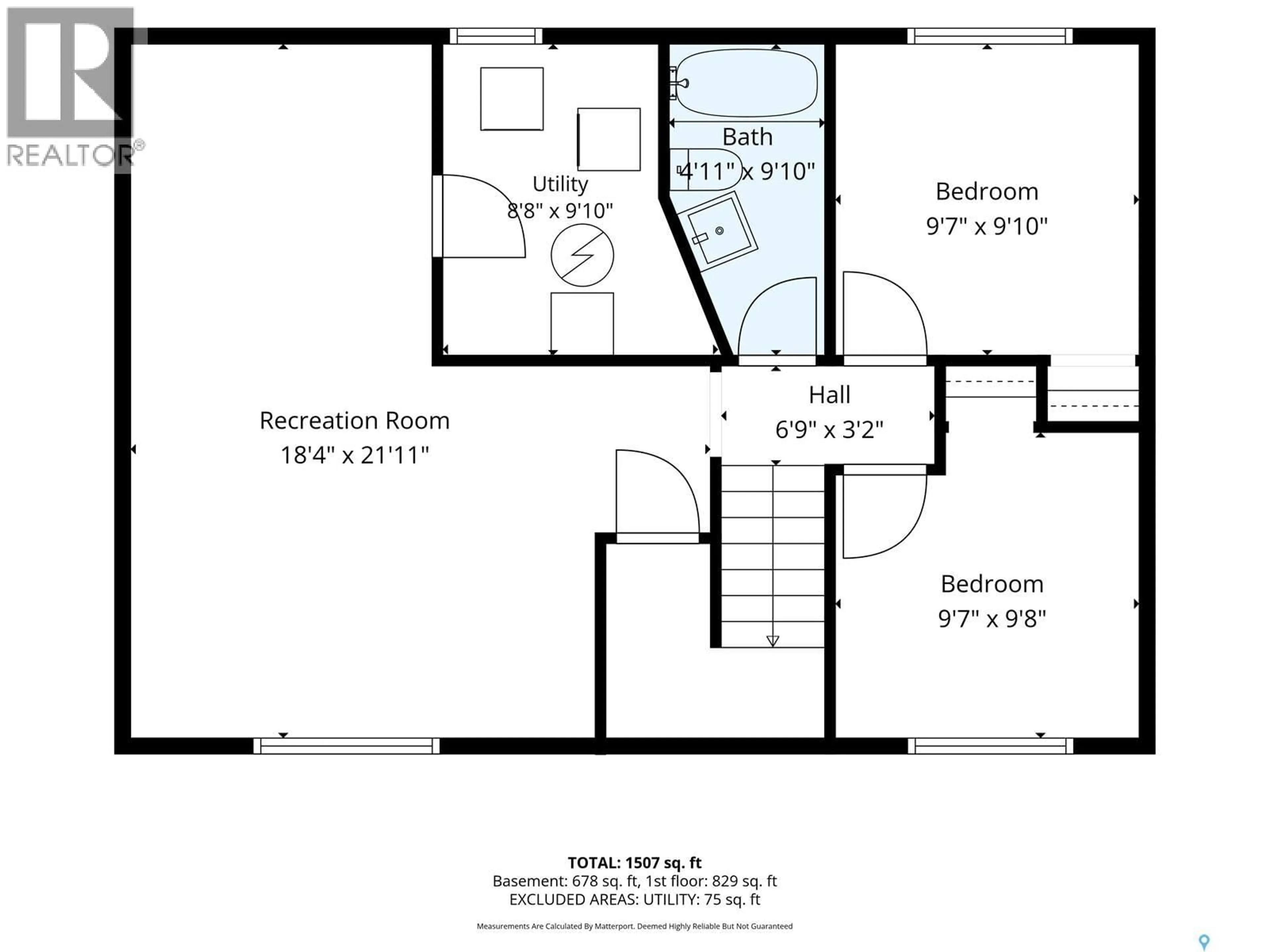 Floor plan for 22 RAMSAY COURT, Saskatoon Saskatchewan S7H4H1