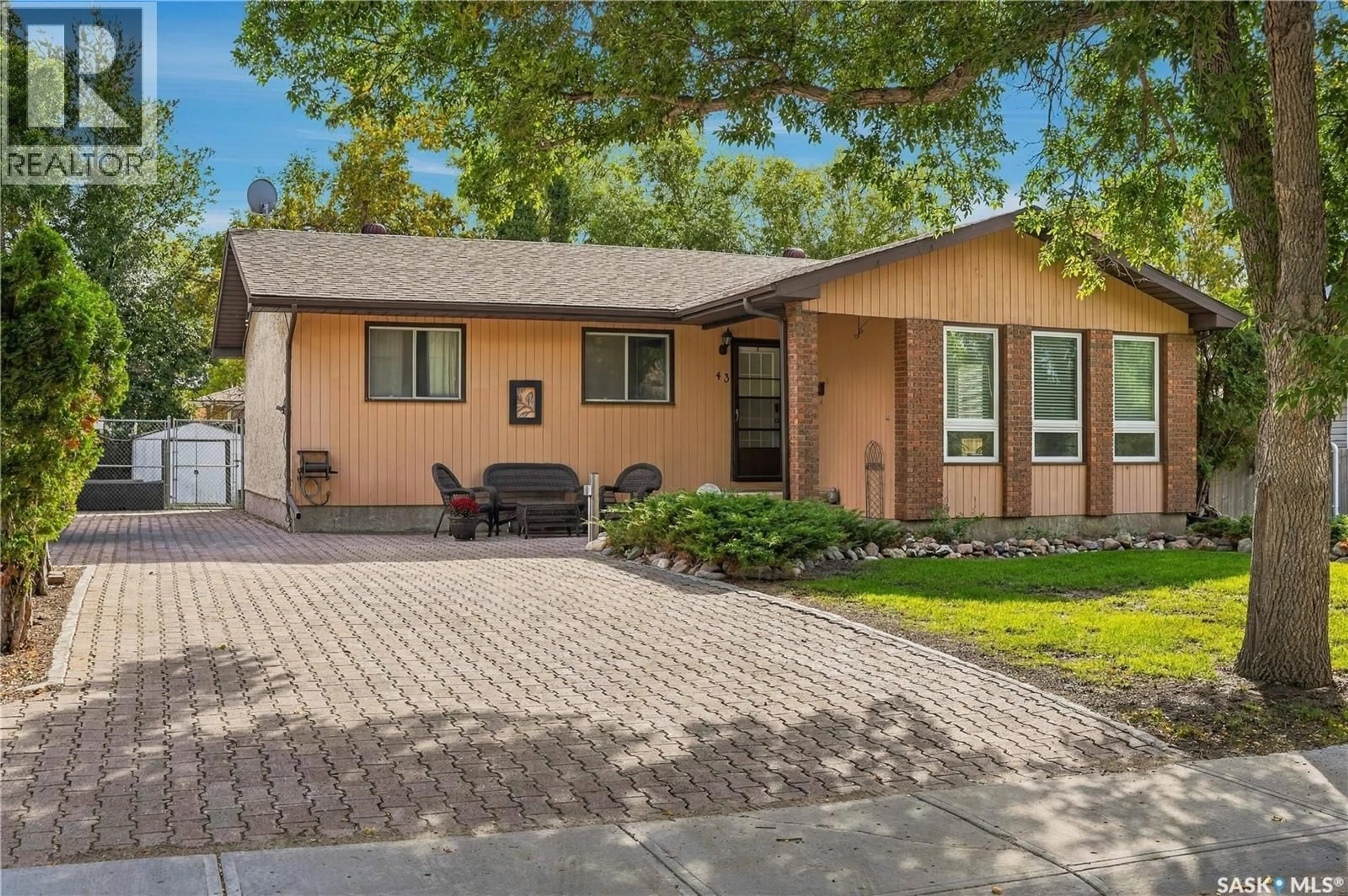 Home with brick exterior material, street for 43 WATTS BAY, Regina Saskatchewan S4N5G6