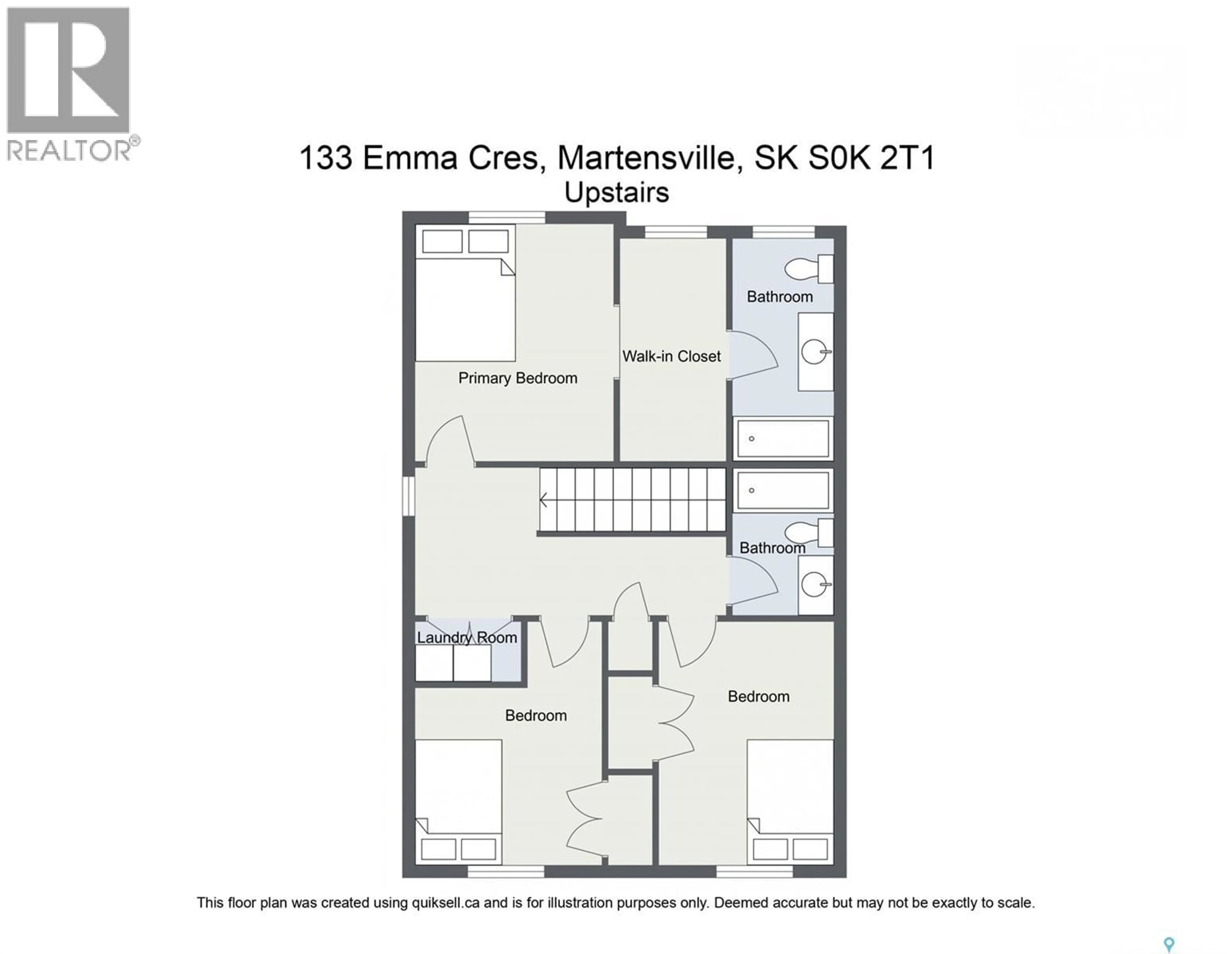Floor plan for 133 EMMA CRESCENT, Martensville Saskatchewan S0K2T0