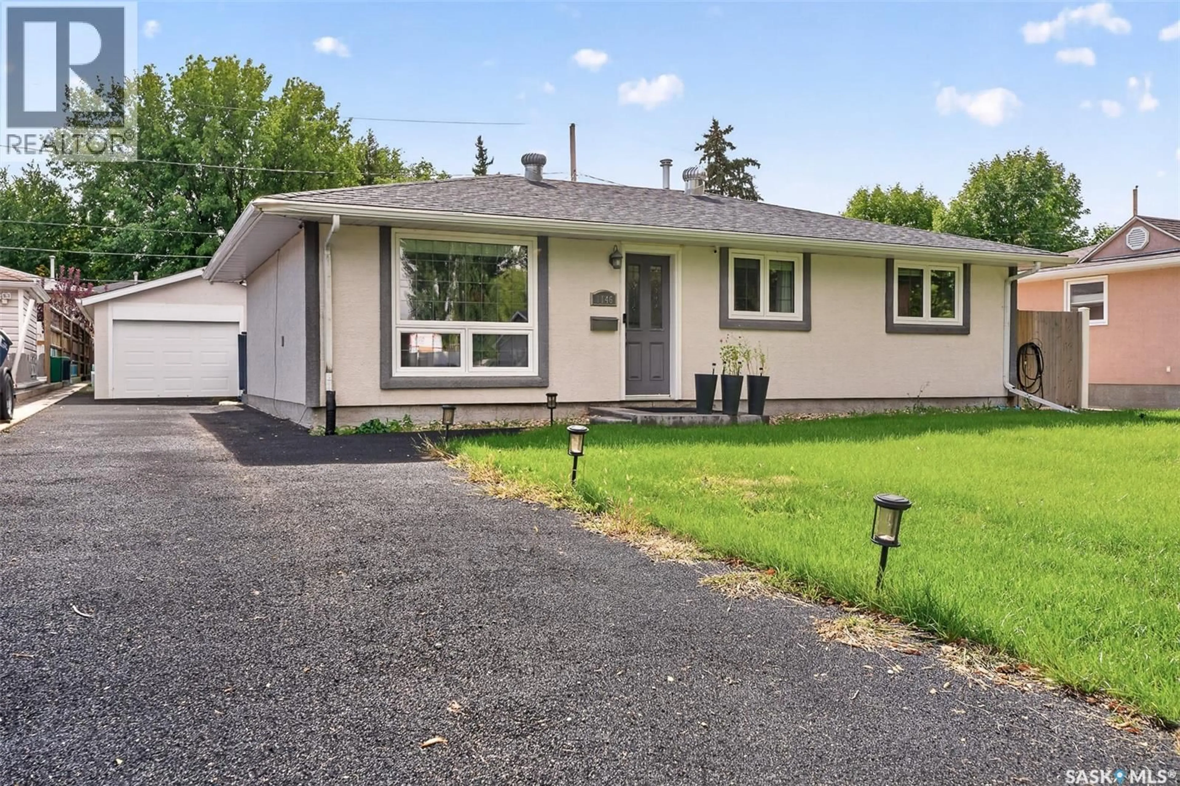 Home with vinyl exterior material, street for 1146 DUFFIELD CRESCENT, Moose Jaw Saskatchewan S6H5M4