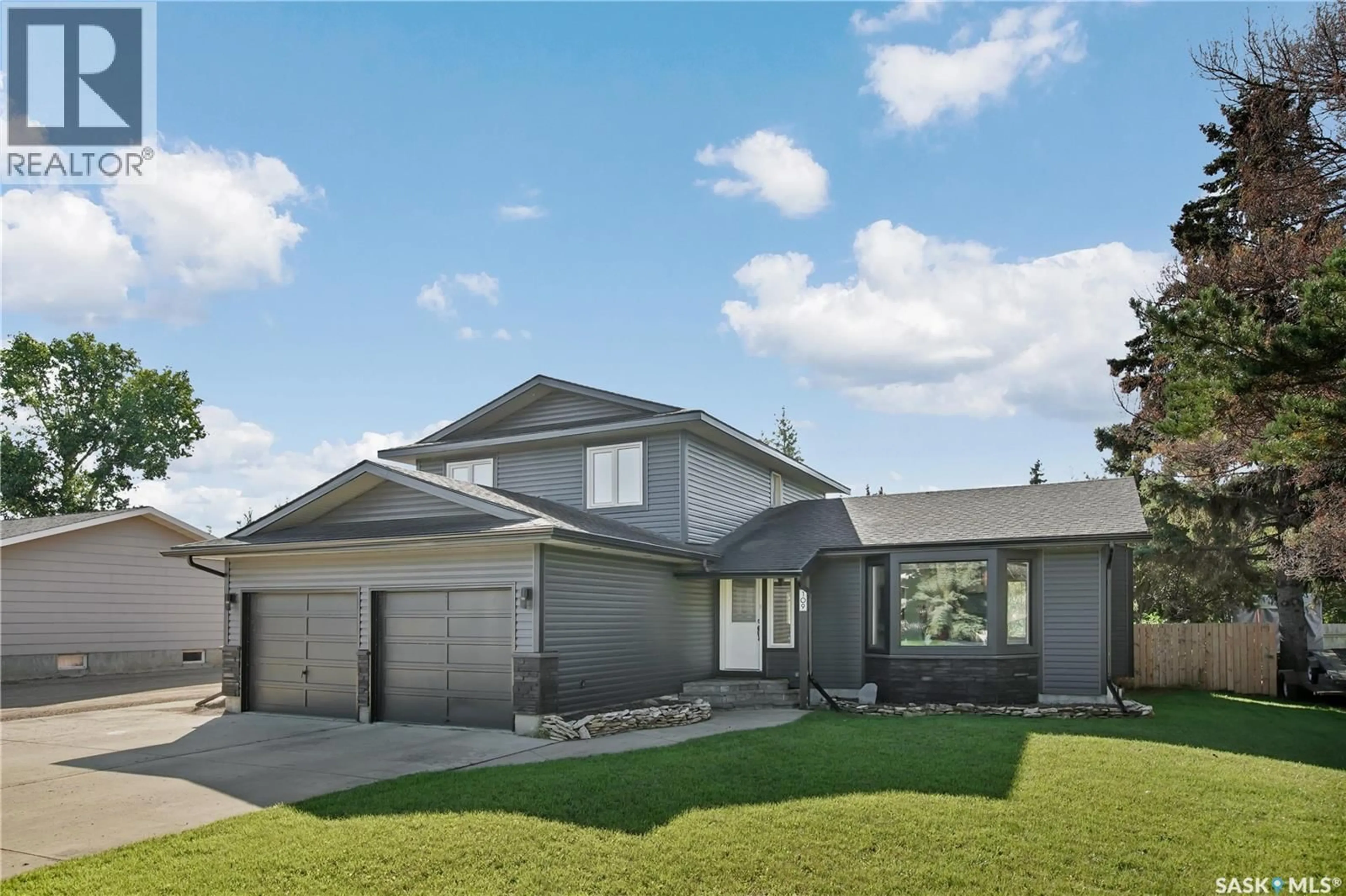 Home with vinyl exterior material, street for 109 LOEPPKY AVENUE, Dalmeny Saskatchewan S0K1E0