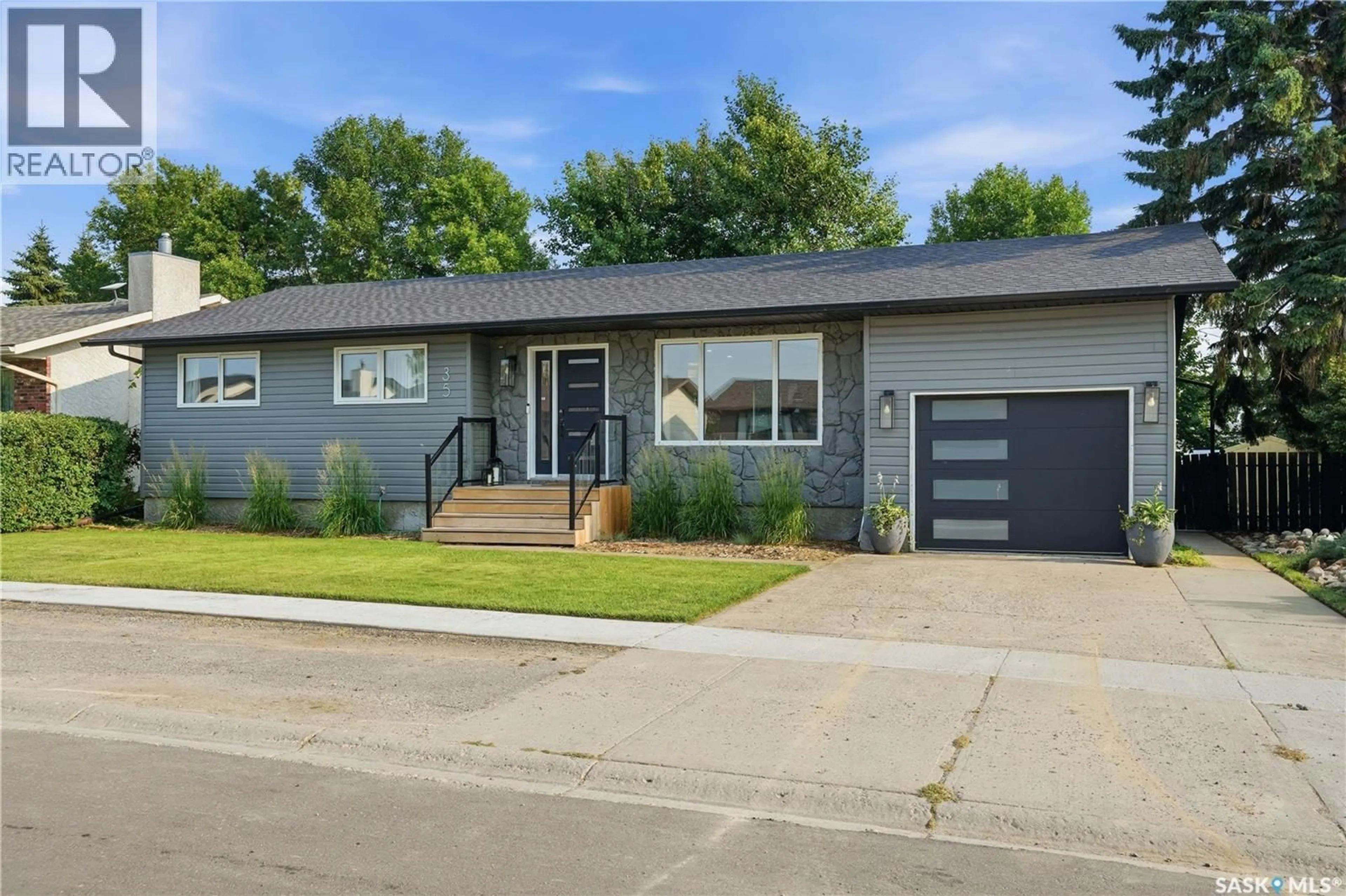 Home with vinyl exterior material, street for 35 KIPLING AVENUE, Southey Saskatchewan S0G4P0