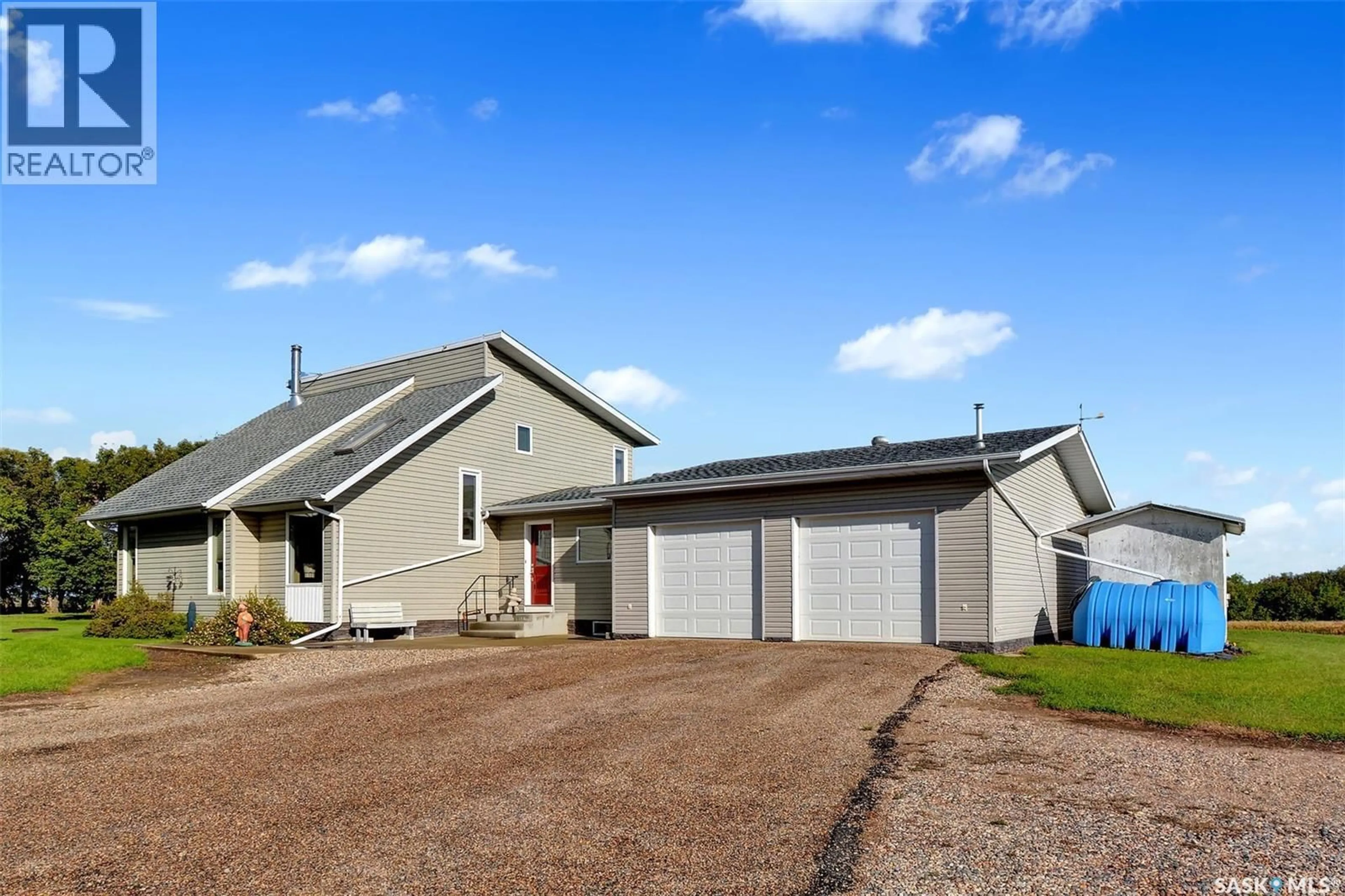 Home with vinyl exterior material, street for RYSTROM ACREAGE, Corman Park Rm No. 344 Saskatchewan S7K3J8
