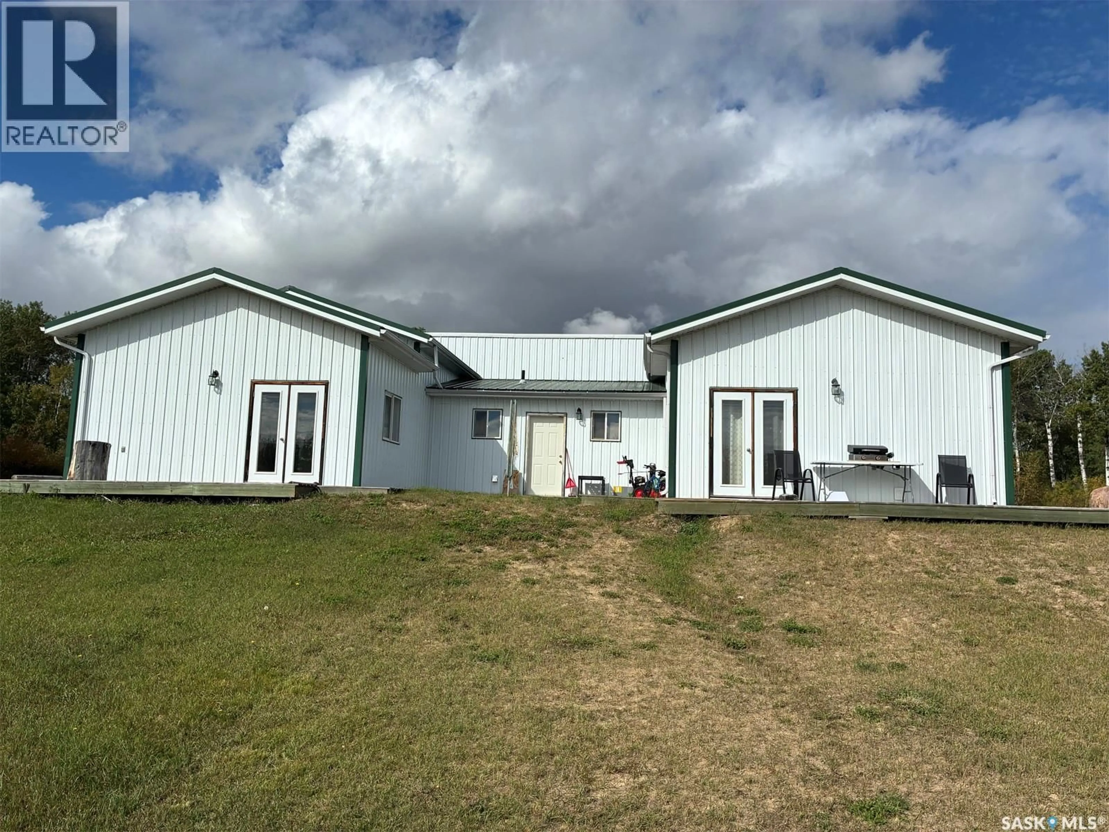 A pic from outside/outdoor area/front of a property/back of a property/a pic from drone, building for RIVER VIEWS ACREAGE, Meadow Lake Rm No.588 Saskatchewan S0M0T0
